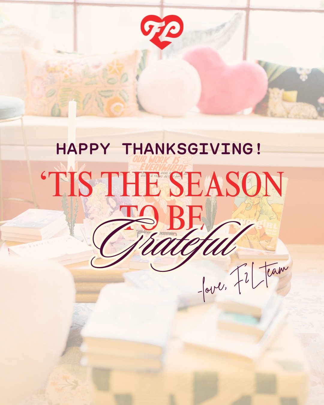 Happy Thanksgiving, lovers 🫶✨
Feeling so thankful today for every single one of you who walks into our little bookstore, shows up for events, supports local authors, and helps us build a space filled with joy, romance, and community.

Thank you for 