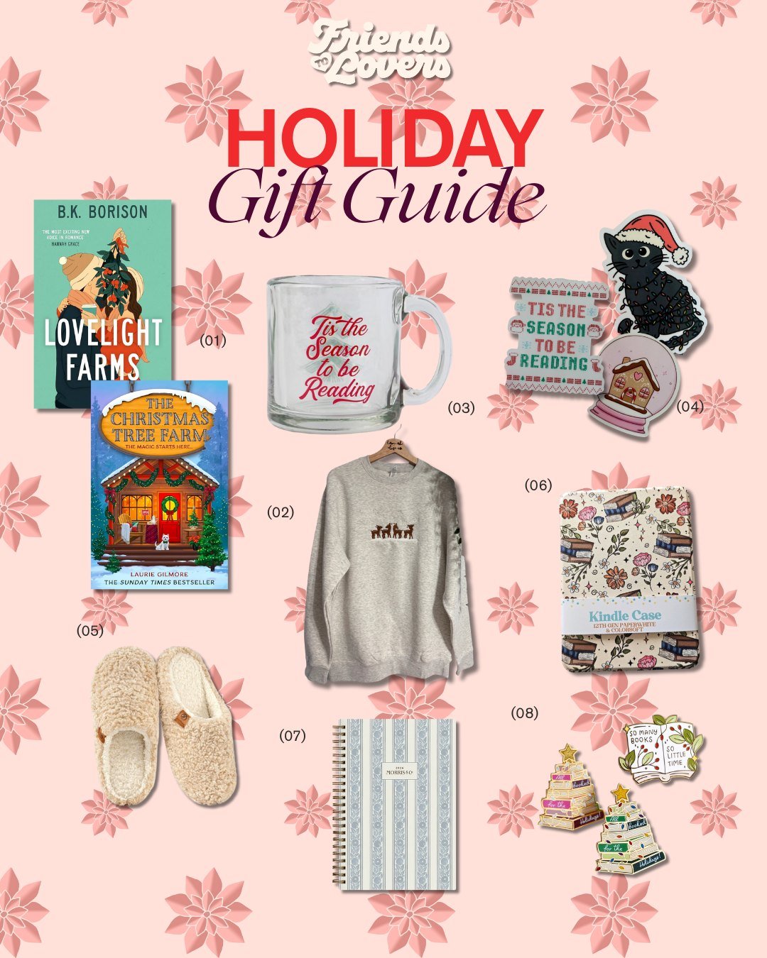 the ultimate holiday gift guide for book lovers 🎄📚
from swoony romance reads to cozy little extras every reader will adore, we&rsquo;ve got gifts that feel thoughtful, fun, and full of love. perfect for your favorite bookish bestie&hellip; or yours