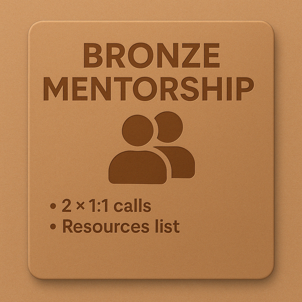 Bronze Mentorship