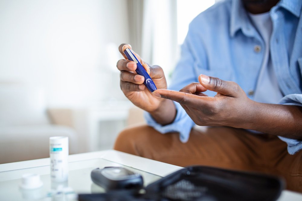 Checking blood sugar