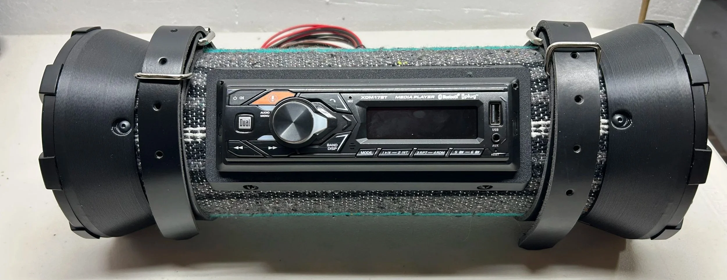 Big Speakers in 4” Bedroll