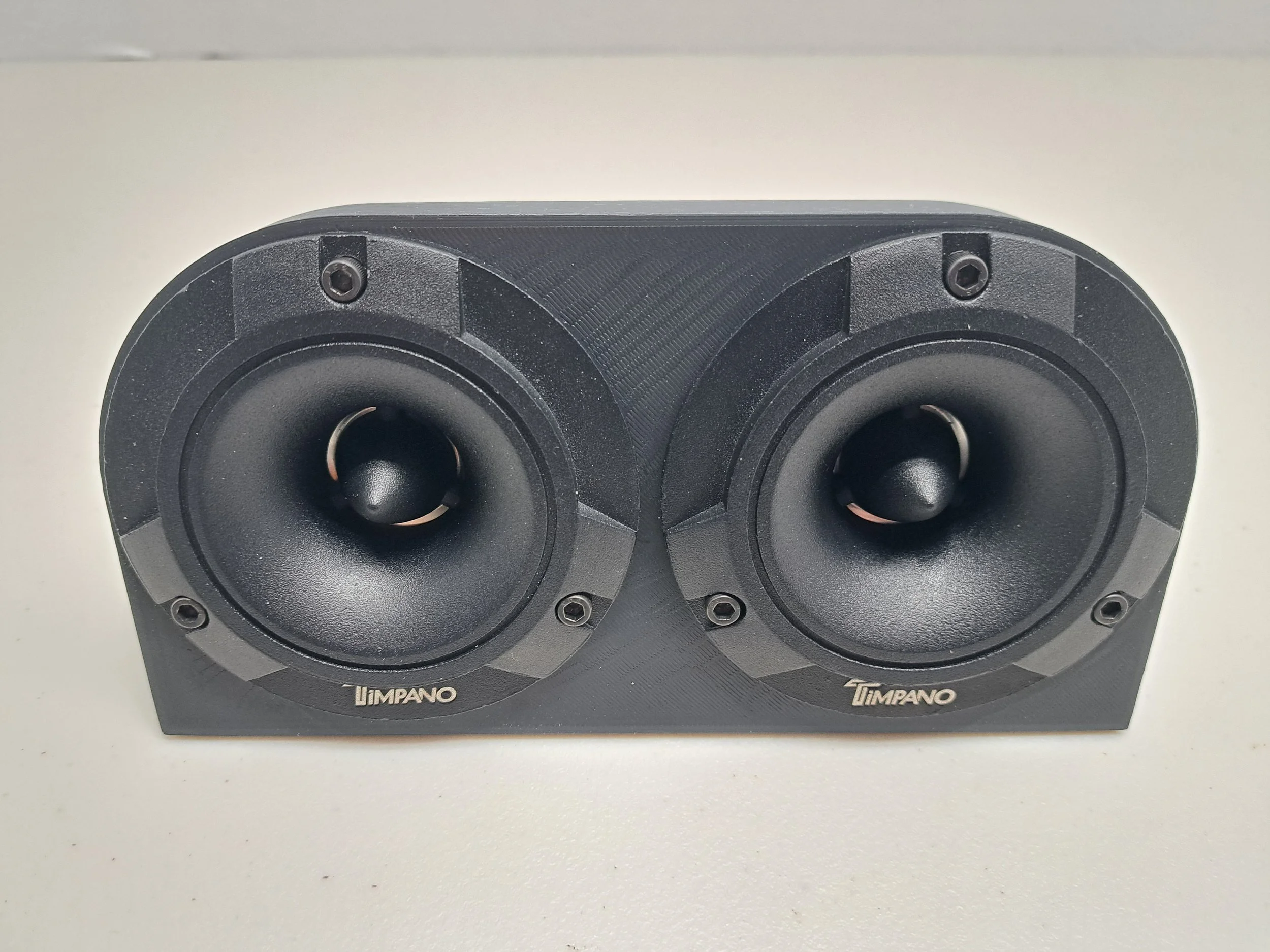 Motorcycle Bedroll dual tweeter pod