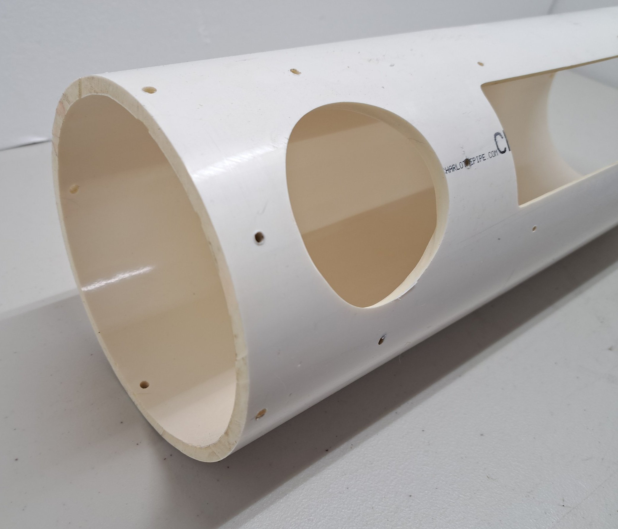 machined tube close pod and baffle