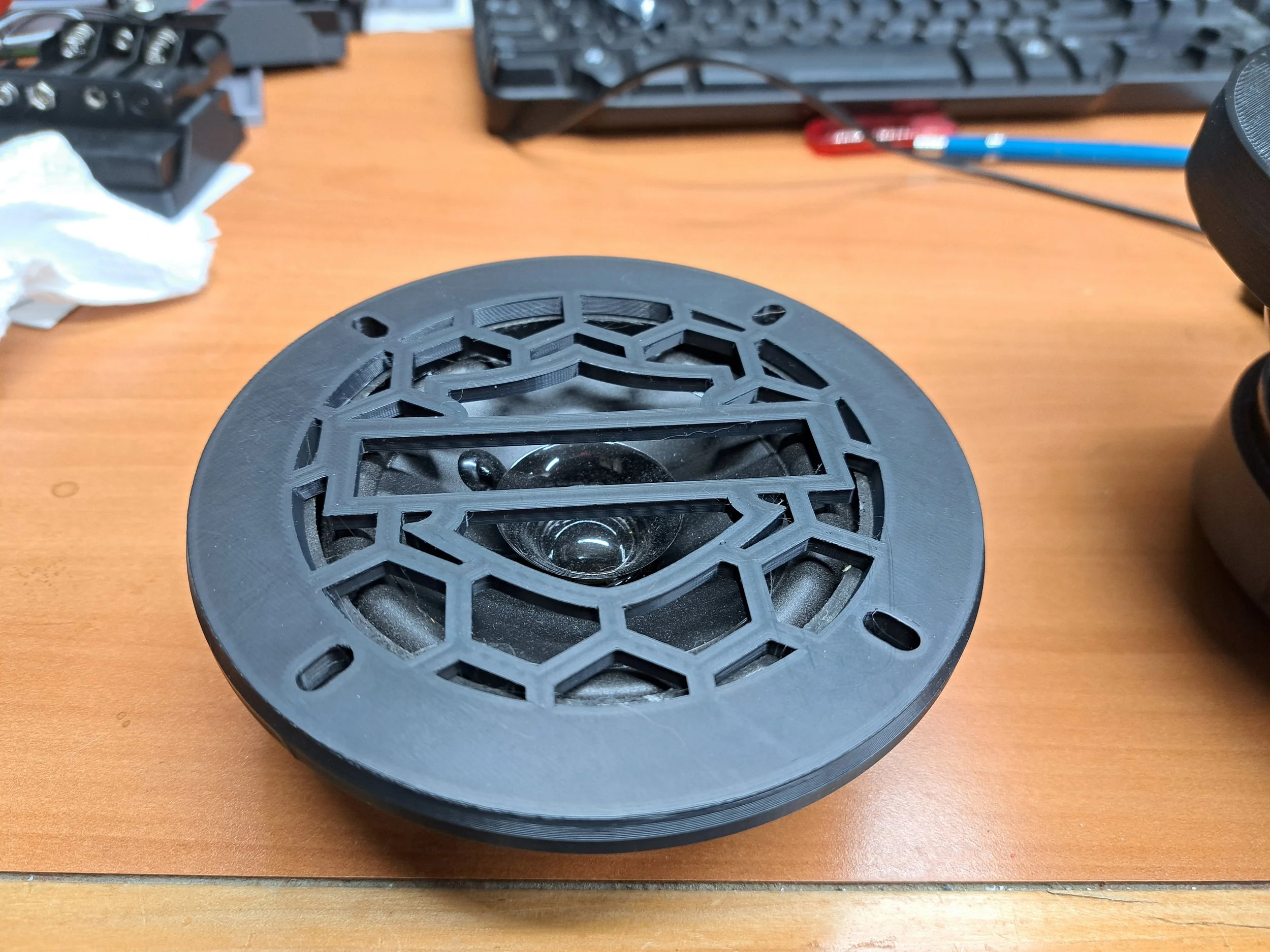 custom hexagon grill for 6.5" speaker tube kit