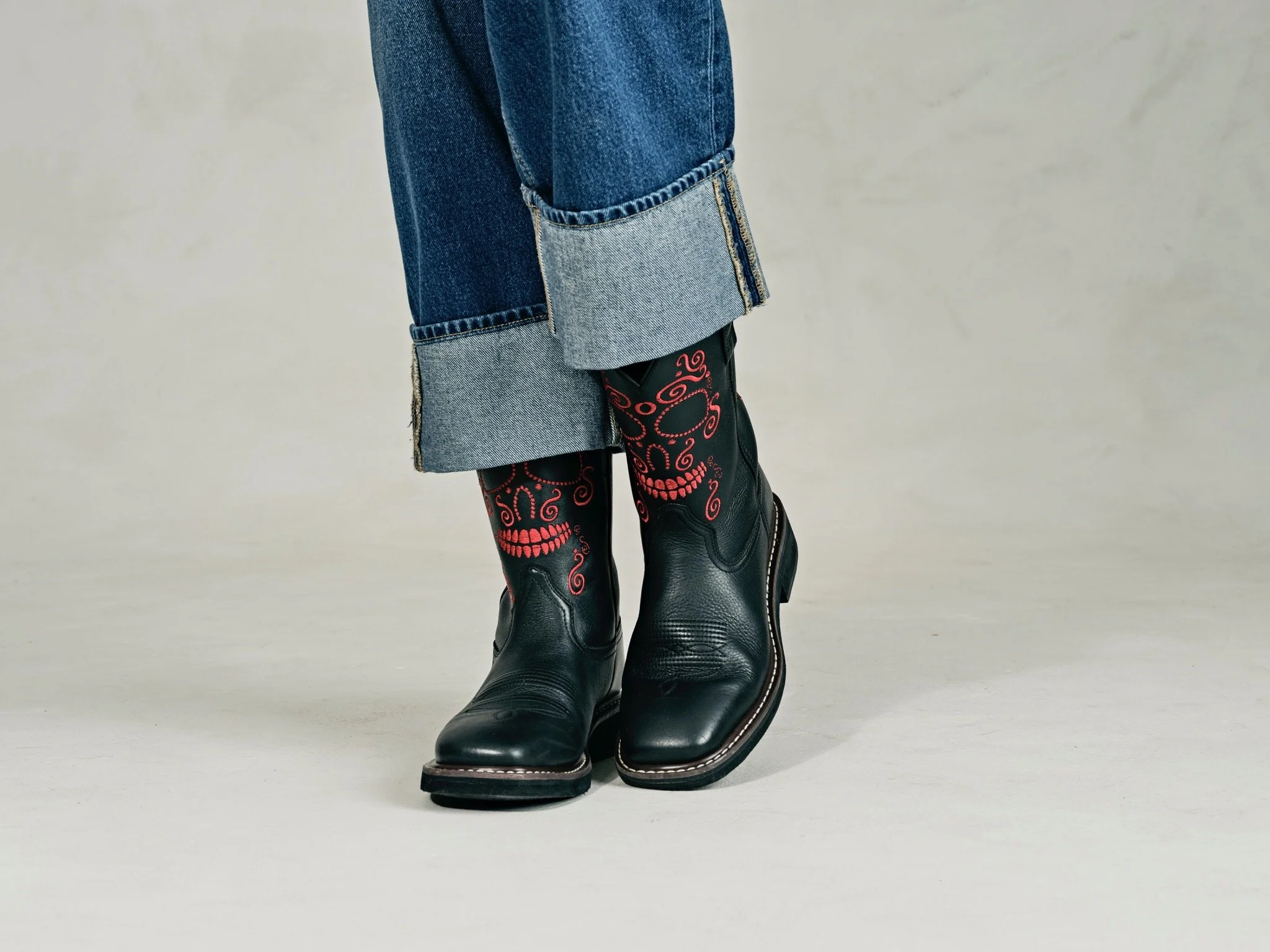 Red Sash Boots