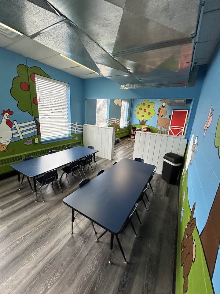 Finished classroom