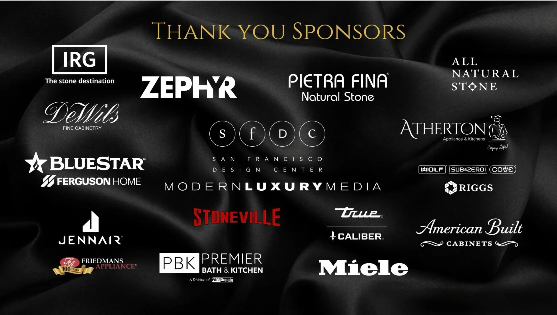 No one is an island especially not this trade association. We are a community made better by the incredible people and brands that support us in our work. To all of our sponsors, the Northern California NKBA Chapter thanks you. None of the programmin