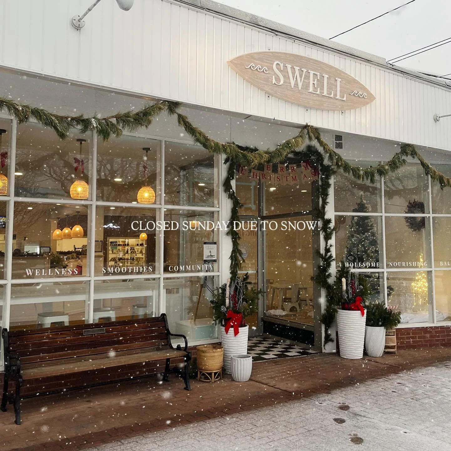 We will be closed tomorrow due to the incoming winter storm. Everyone stay safe and warm! ❄️❄️❄️