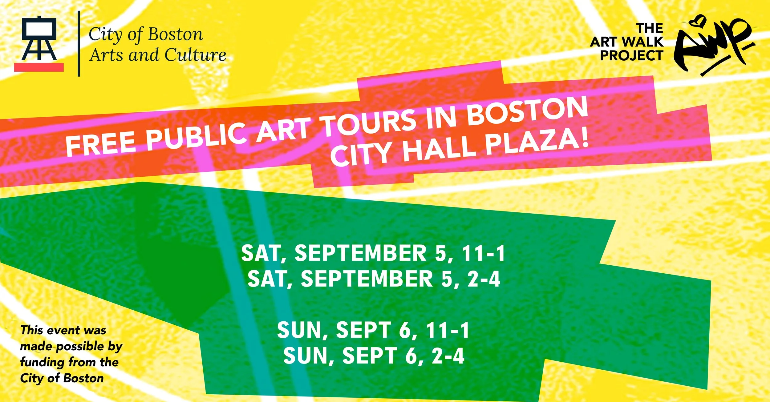 THE ART WALK PROJECT PARTNERS WITH THE CITY OF BOSTON!