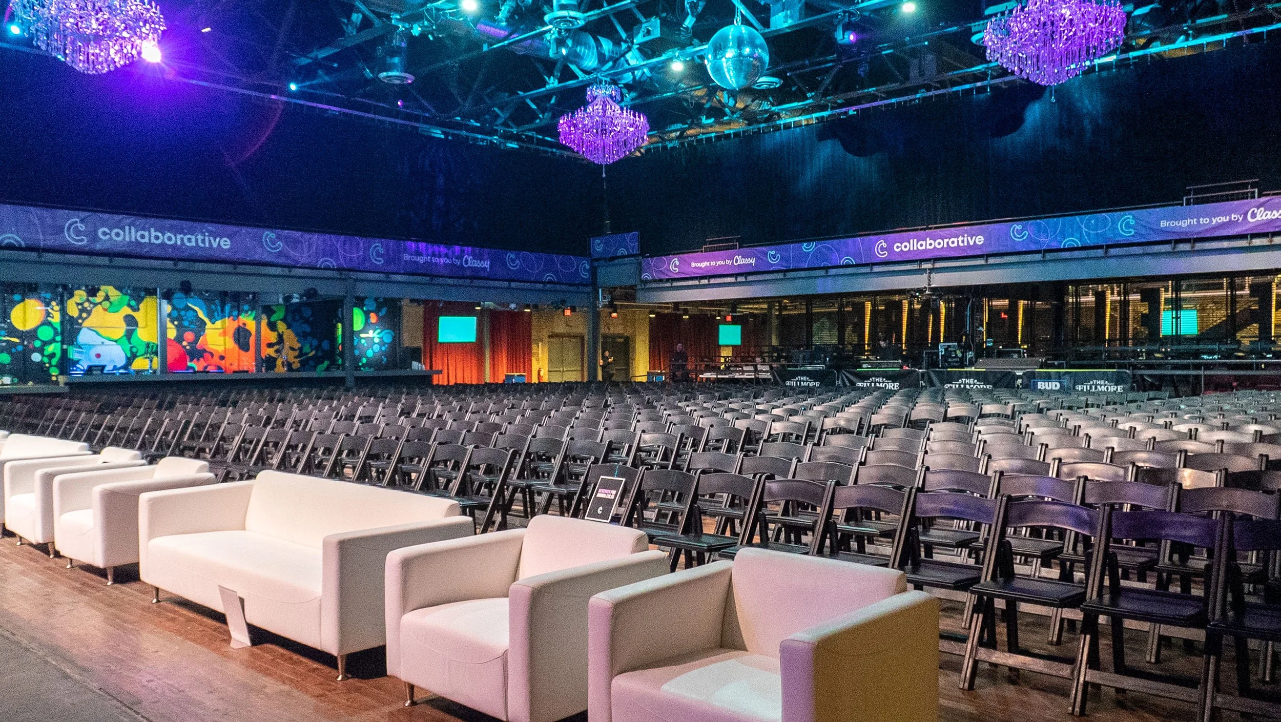 Large venue branding and print installations in Philadelphia for Live ...
