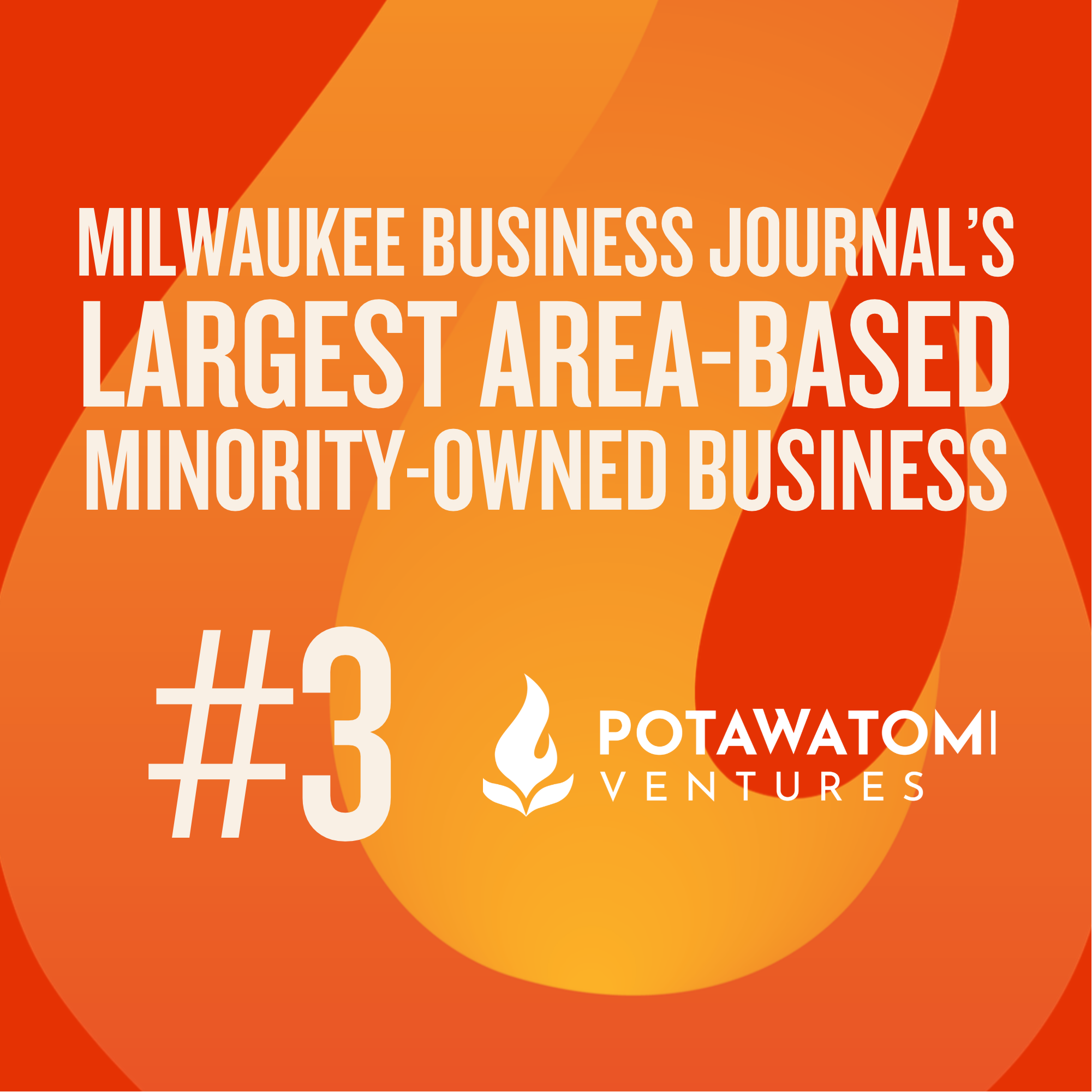 Potawatomi Ventures Named Third-Largest Minority-Owned Business in Milwaukee