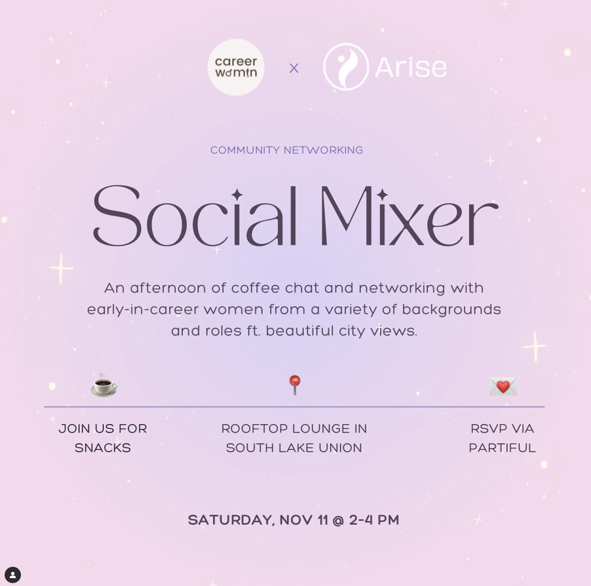 Arise x CW Social Mixer
