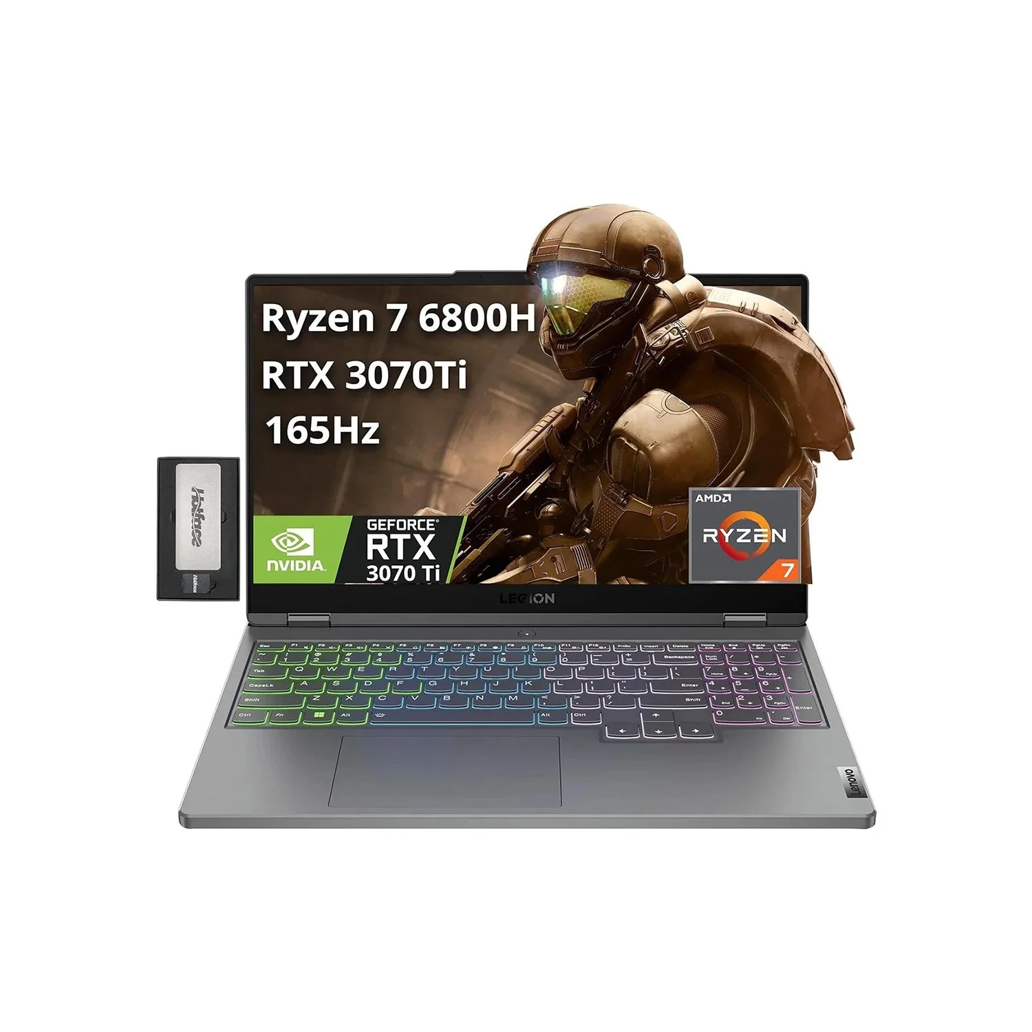 Lenovo Legion 5 Gaming Laptop – Ryzen 7 6800, RTX 3070 Ti 8GB, 16GB RAM, 512GB SSD, 15.6" FHD
