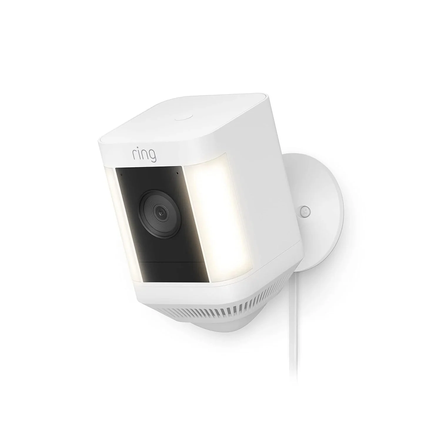 Ring Spotlight Cam Plus Plug-In – 1080p Outdoor Security Camera with Motion Detection, Color Night Vision & Alexa Integration