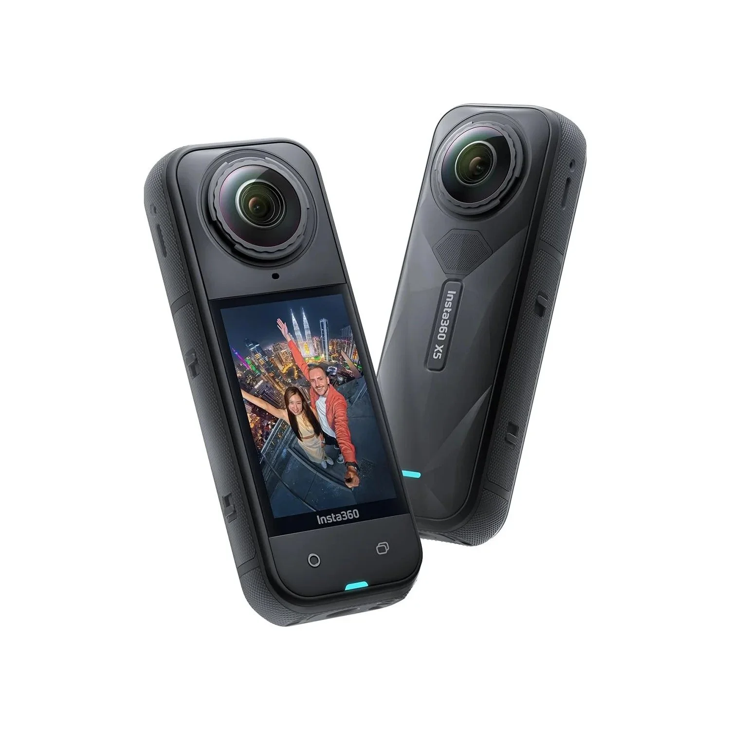 Insta360 X5 Standard Bundle – 8K 360° Action Camera with Dual 1/1.28″ Sensors, 15 m Waterproof, 2400mAh Battery