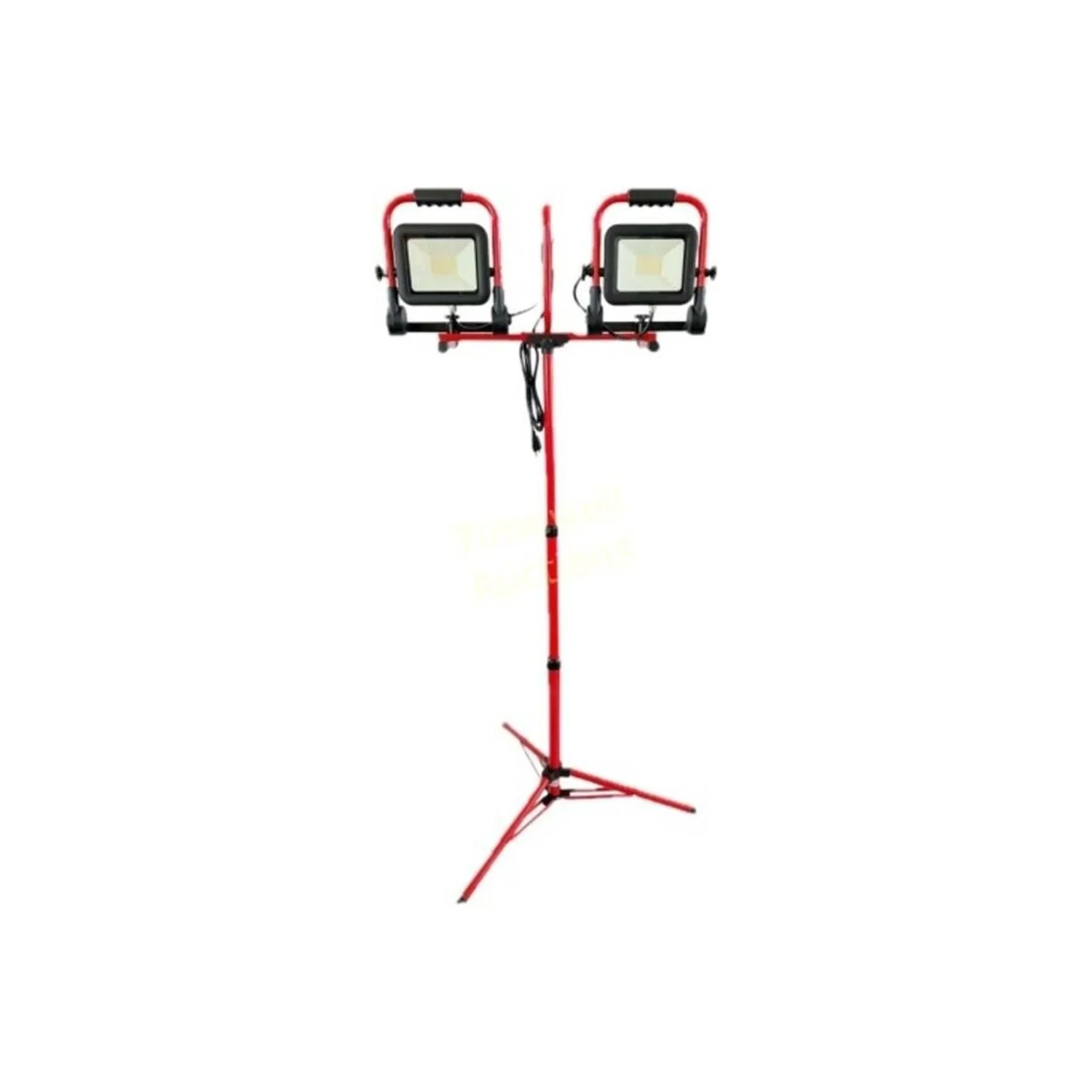 Foldable Portable LED Work Light with Adjustable Tripod Stand – High-Lumen Jobsite Lighting Solution