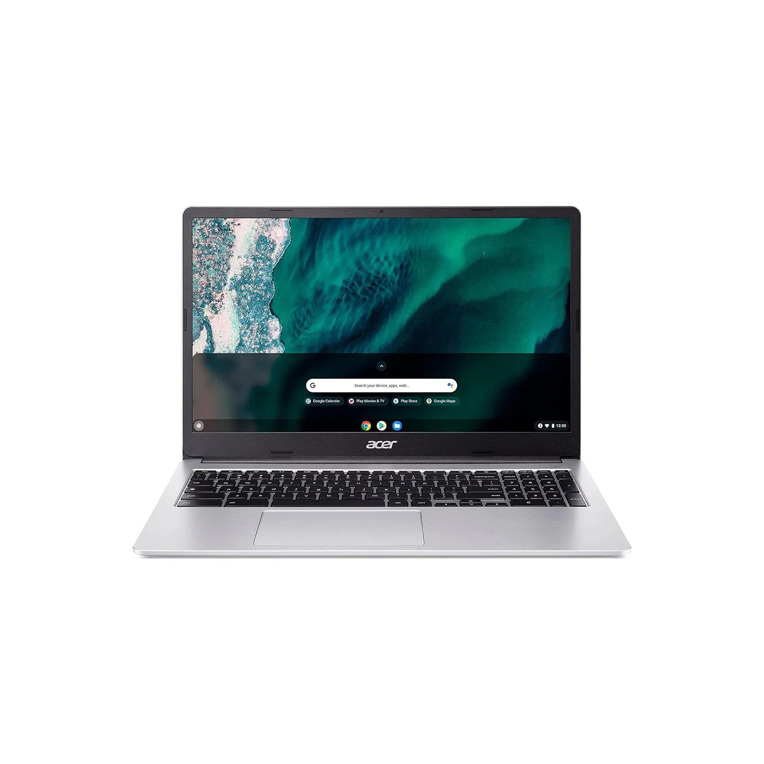 Acer Chromebook 315 Laptop 15.6" Full HD Display, Intel Celeron N4500, 8GB LPDDR4X, 64GB eMMC, ChromeOS, Silver (CB315-4H-C8Y8-CA)