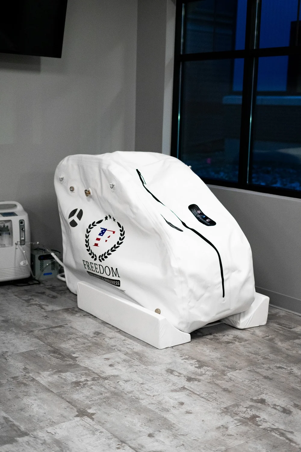 Hyperbaric oxygen chamber at Ignite