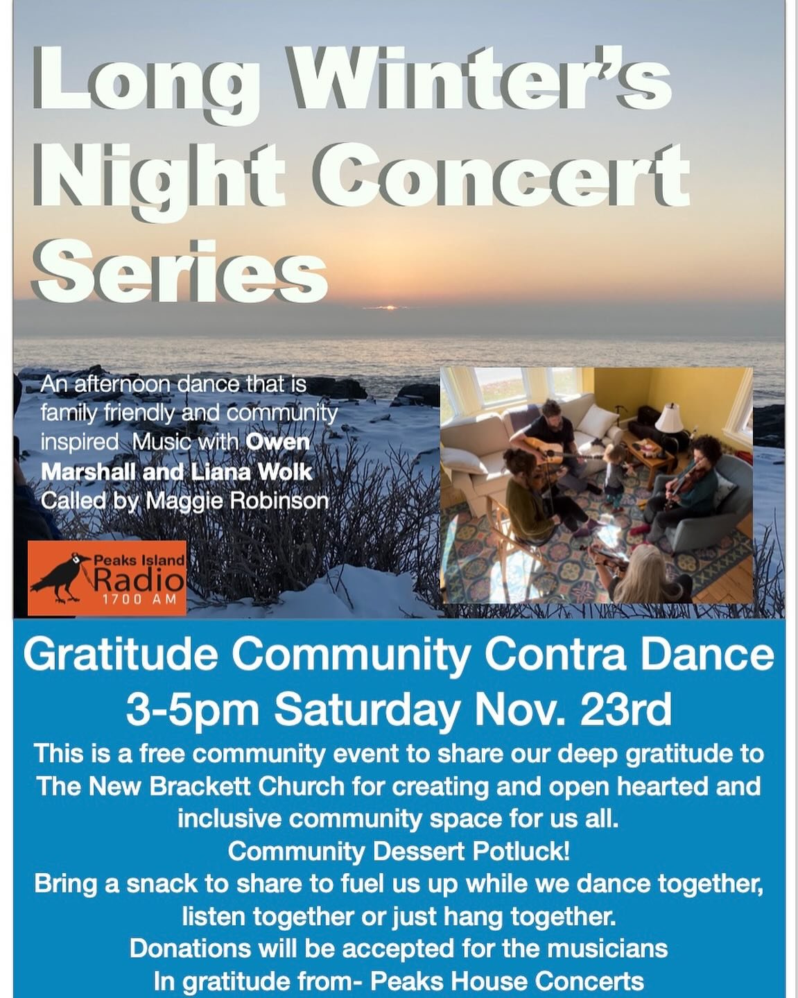 And we&rsquo;re off! The 2025 season begins with a family friendly contra dance. Our gift to you for the gratitude we feel to be surrounded with kind, fun, passionate community members. Come and join us. This is good medicine💗