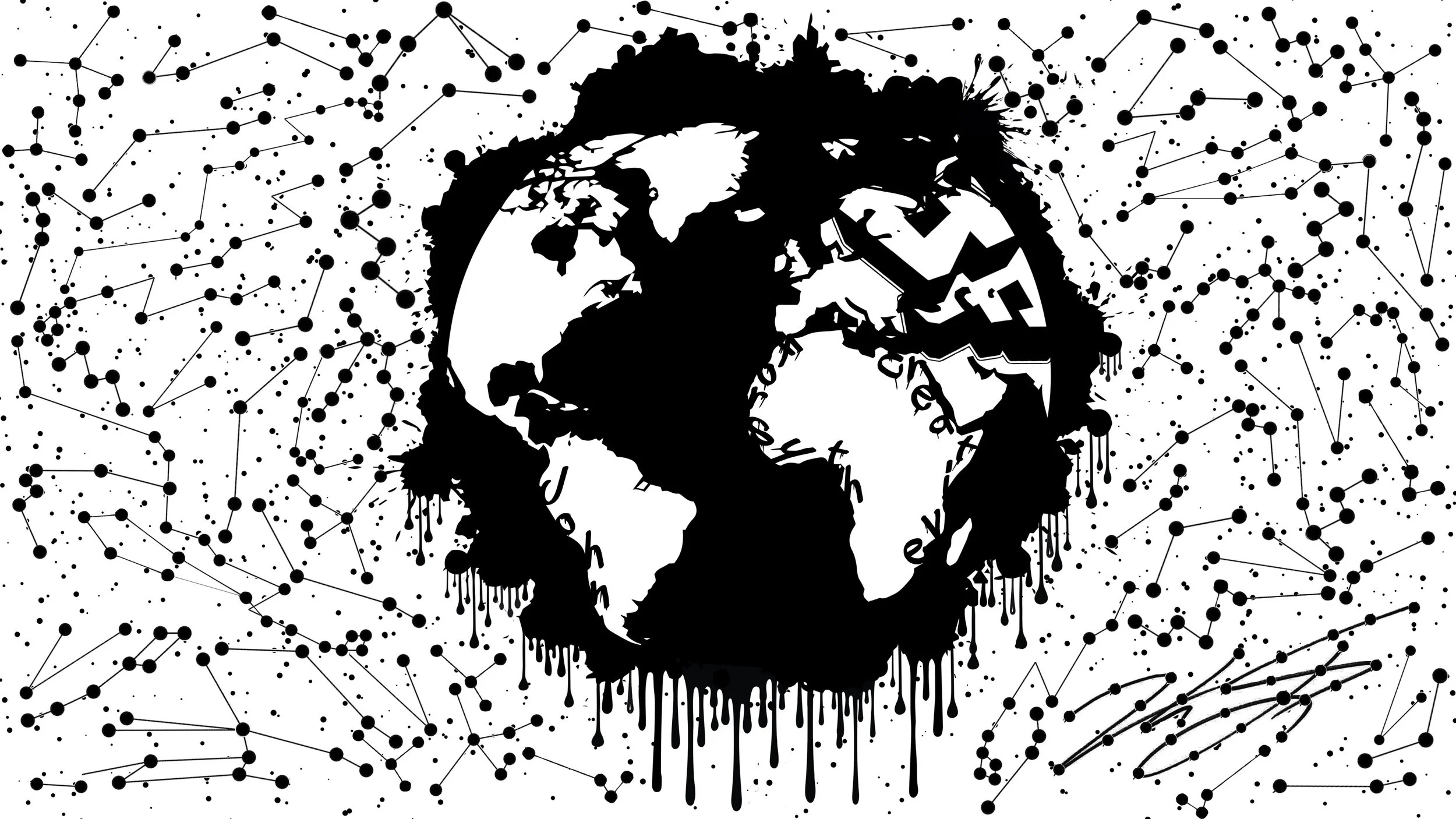 John Forsyth dripping globe