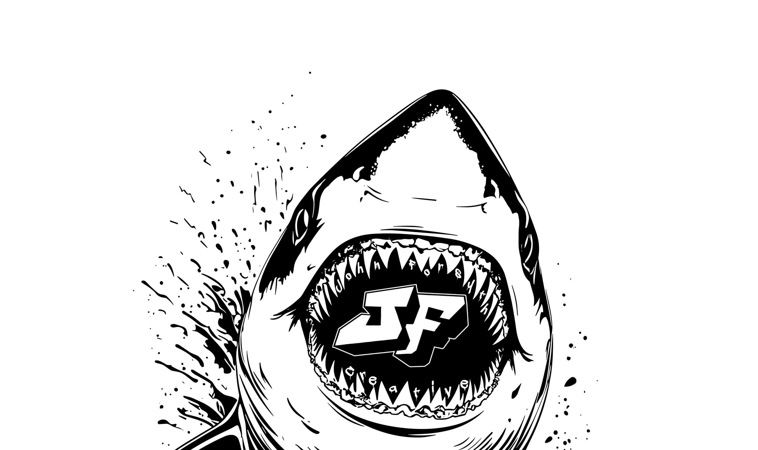 John Forsyth shark mouth