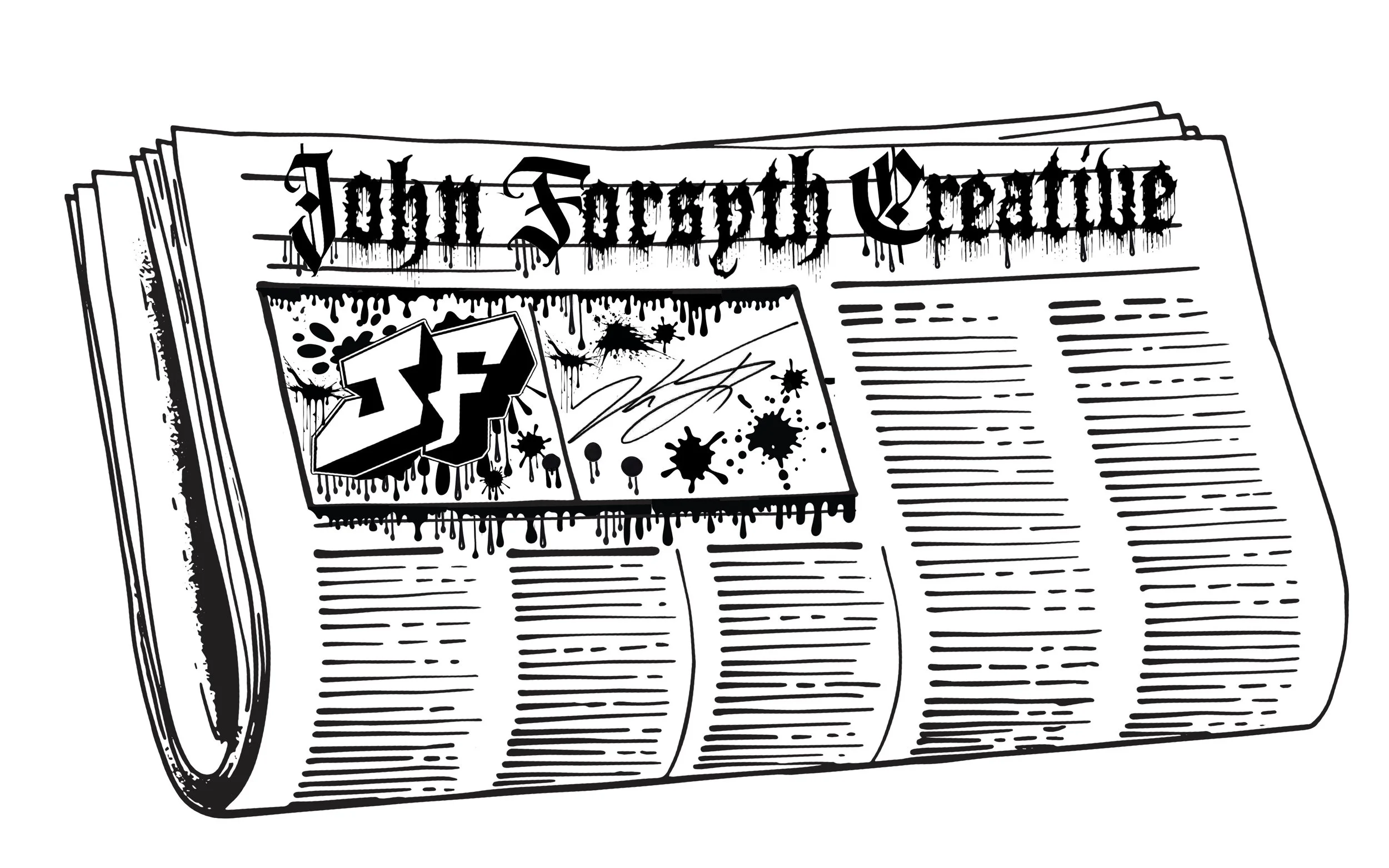 John Forsyth newspaper