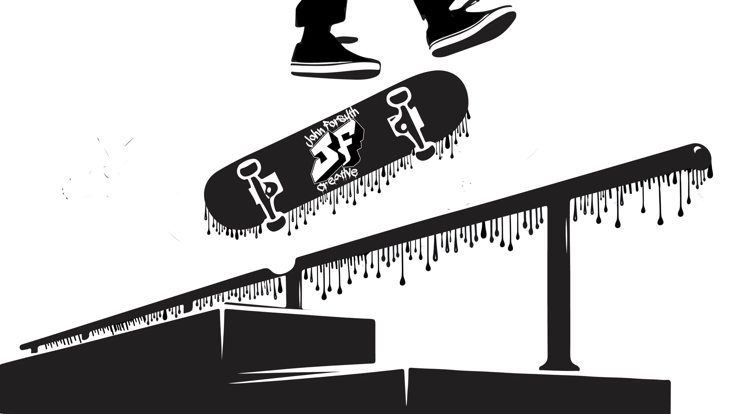 John Forsyth skateboard