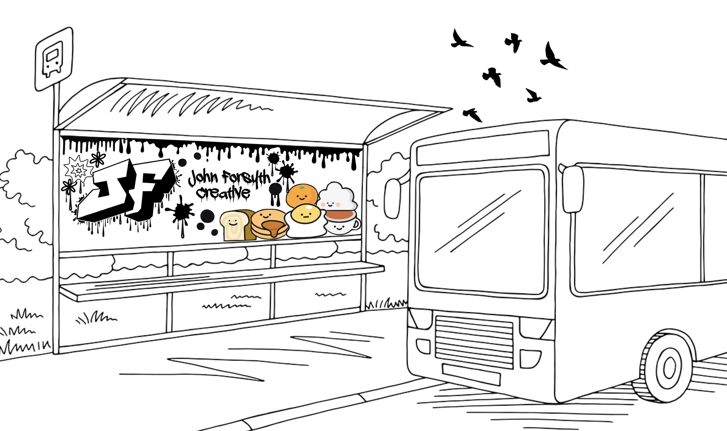 John Forsyth bus stop