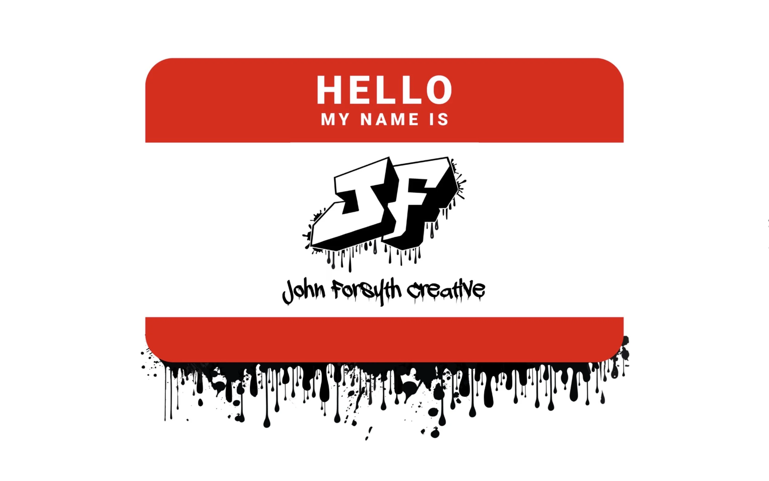 John Forsyth name tag