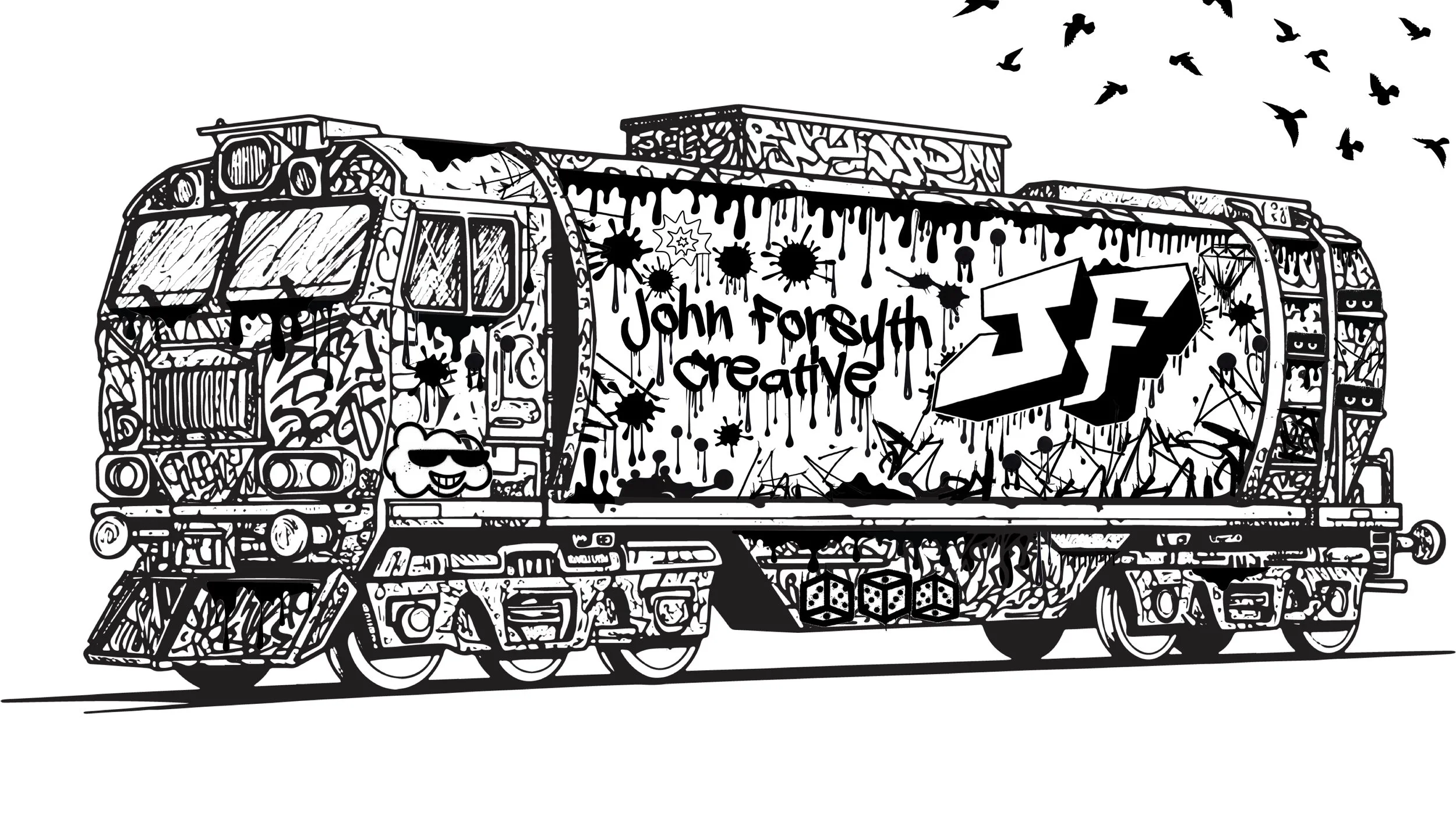 John Forsyth freight train