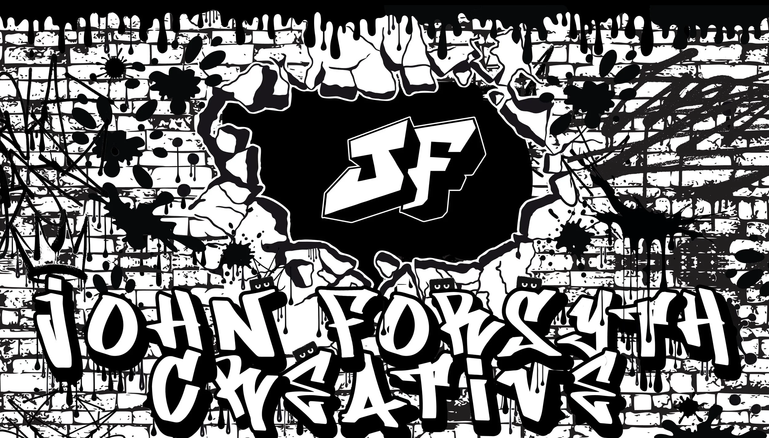 John Forsyth brick wall crumble