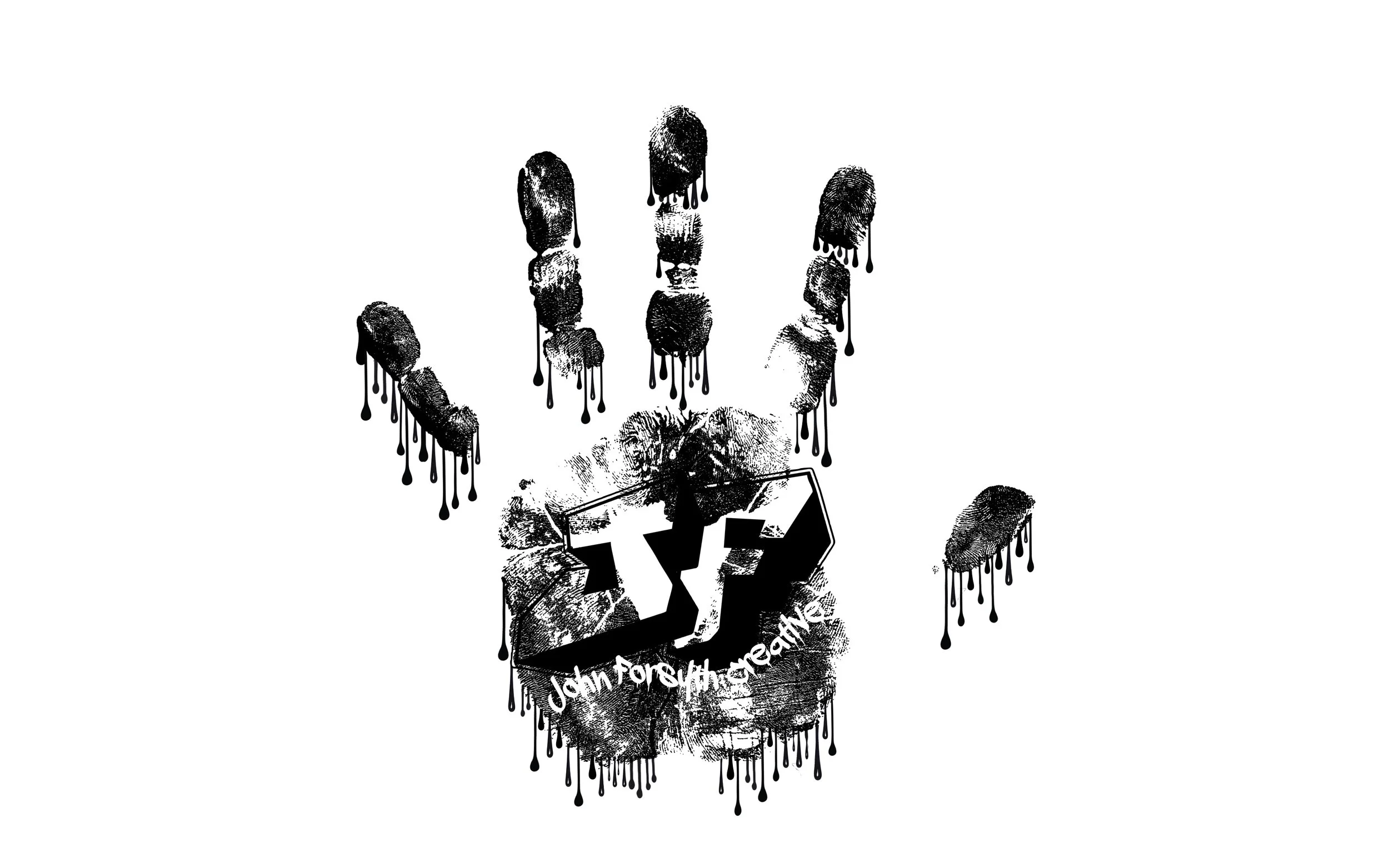 John Forsyth handprint