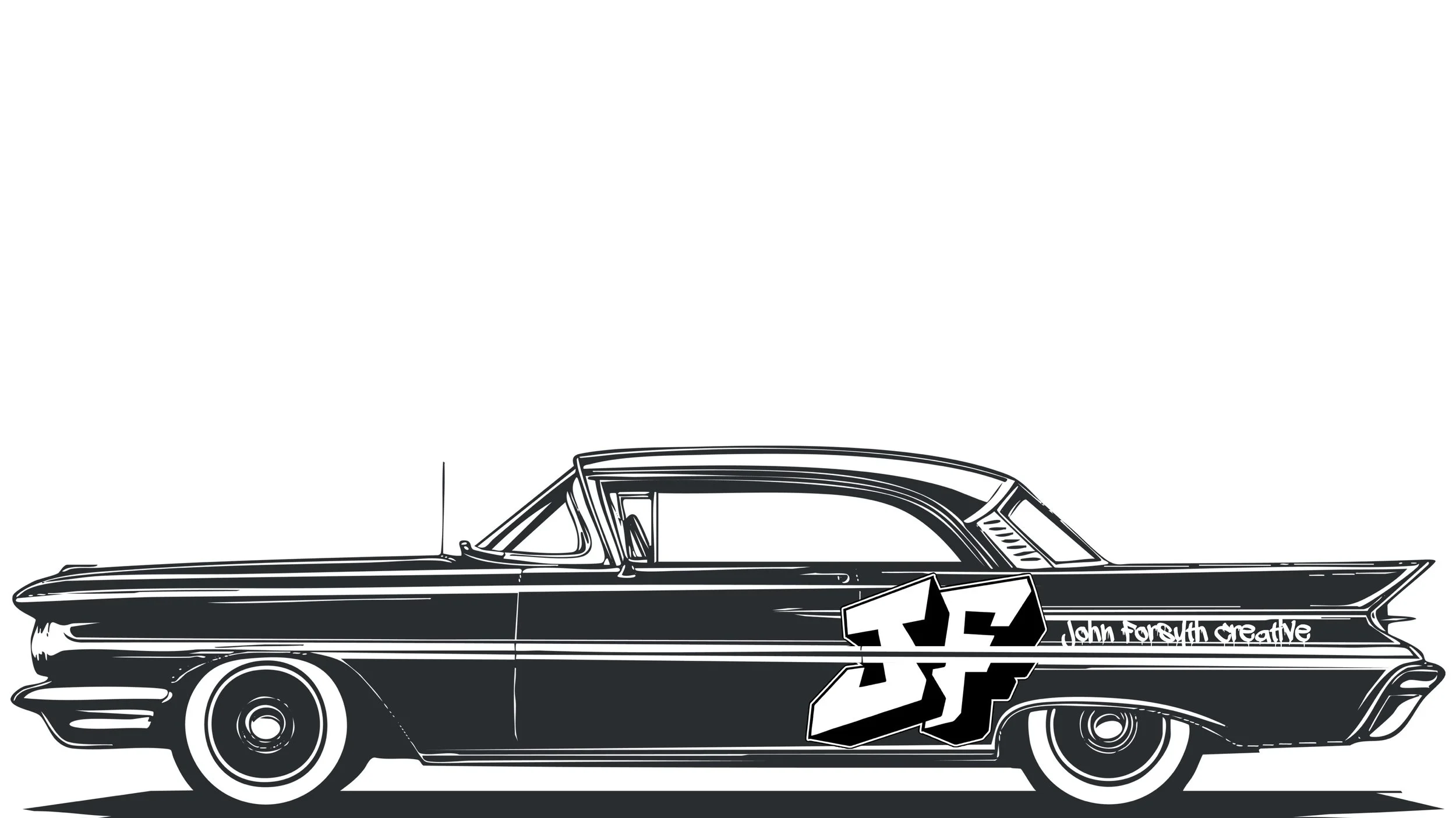 John Forsyth vintage car
