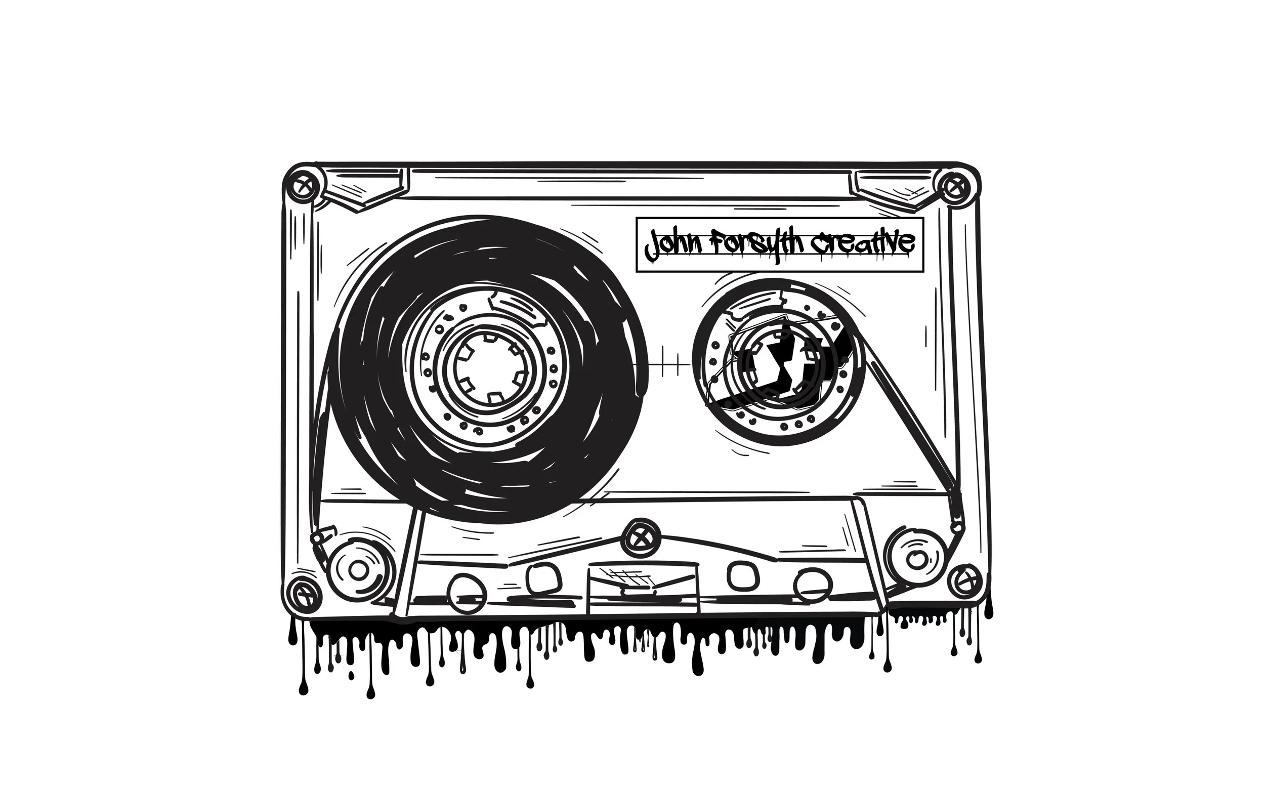 John Forsyth audio cassette