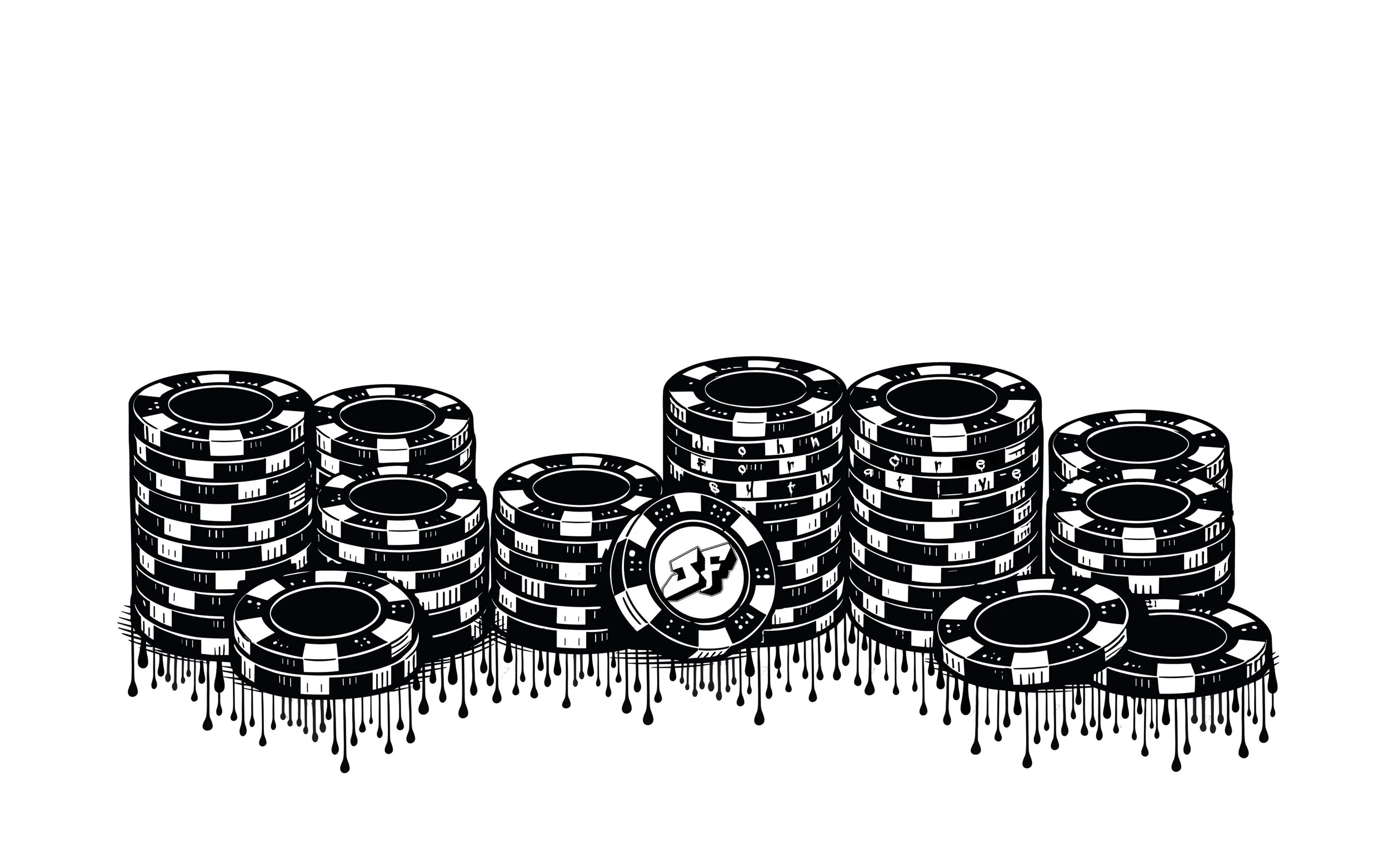John Forsyth poker chips