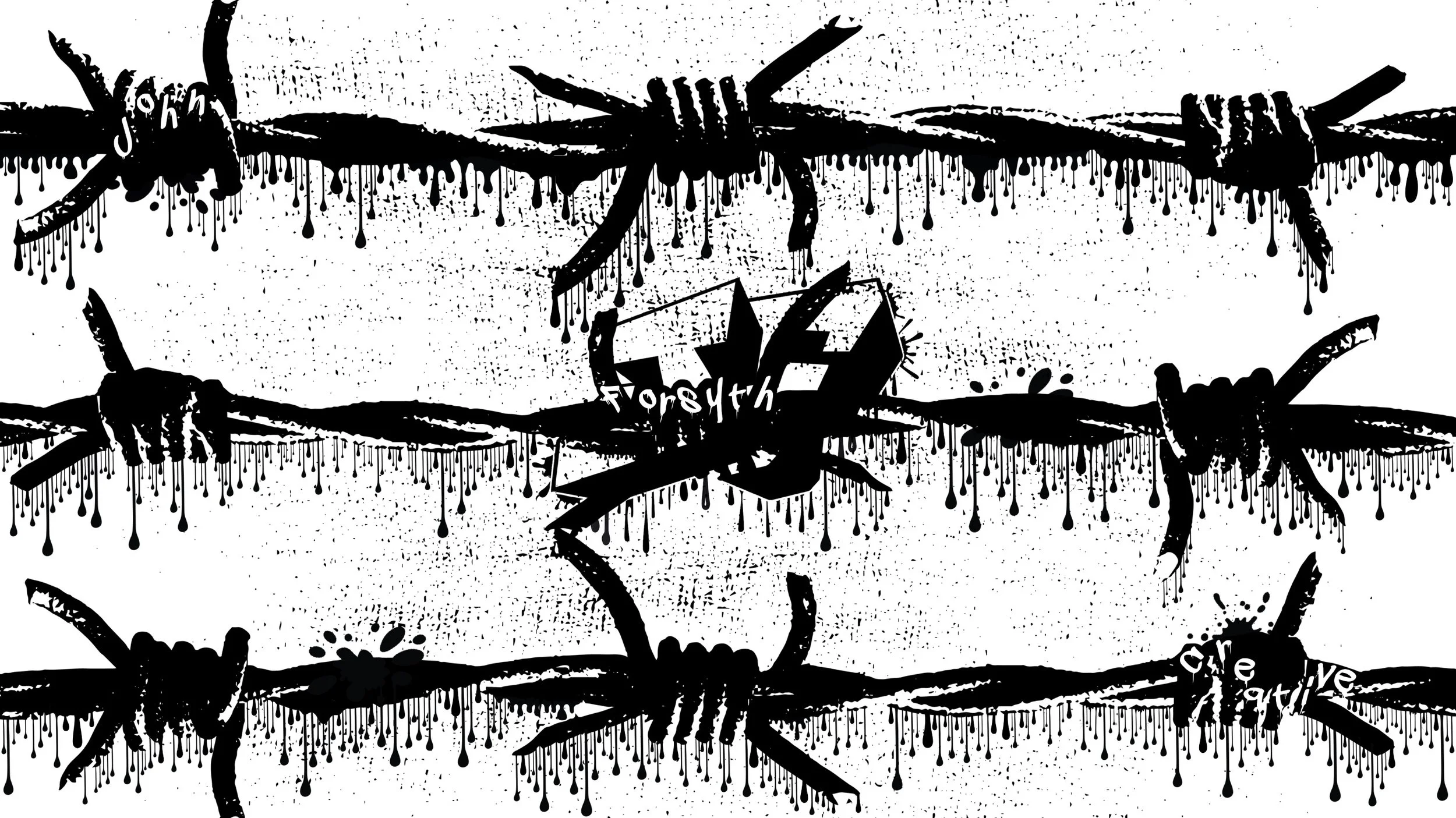 John Forsyth barbed wire