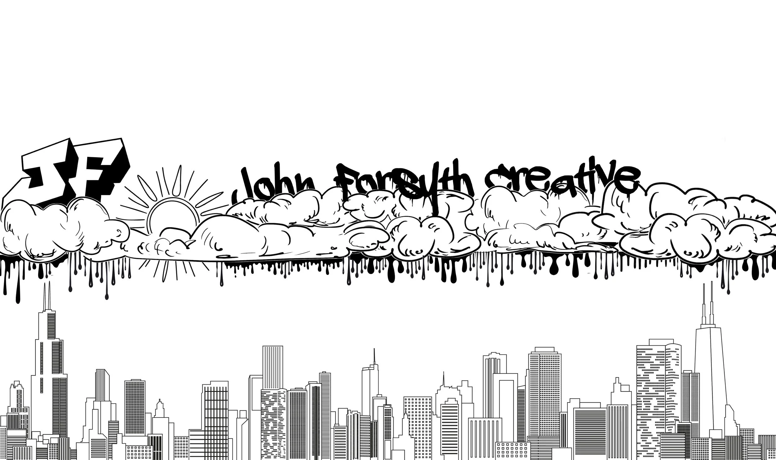 John Forsyth Chicago skyline