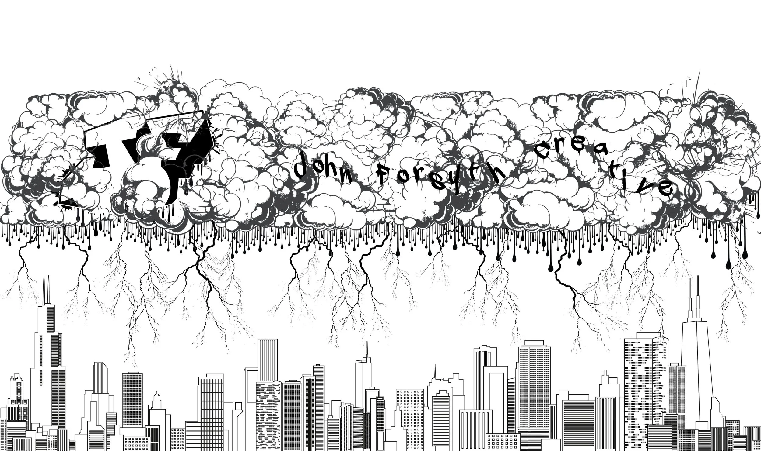 John Forsyth Chicago skyline