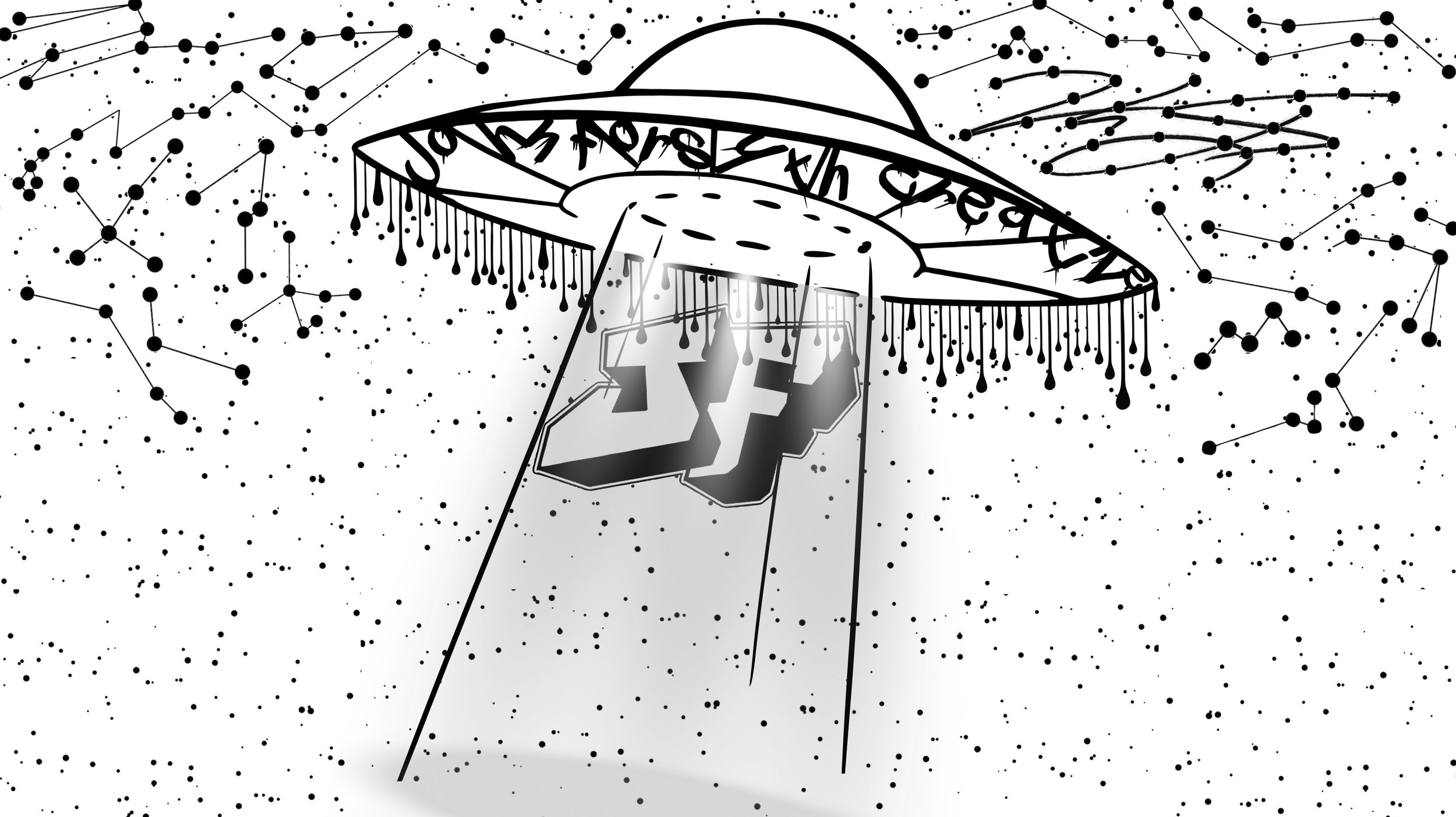 John Forsyth flying saucer
