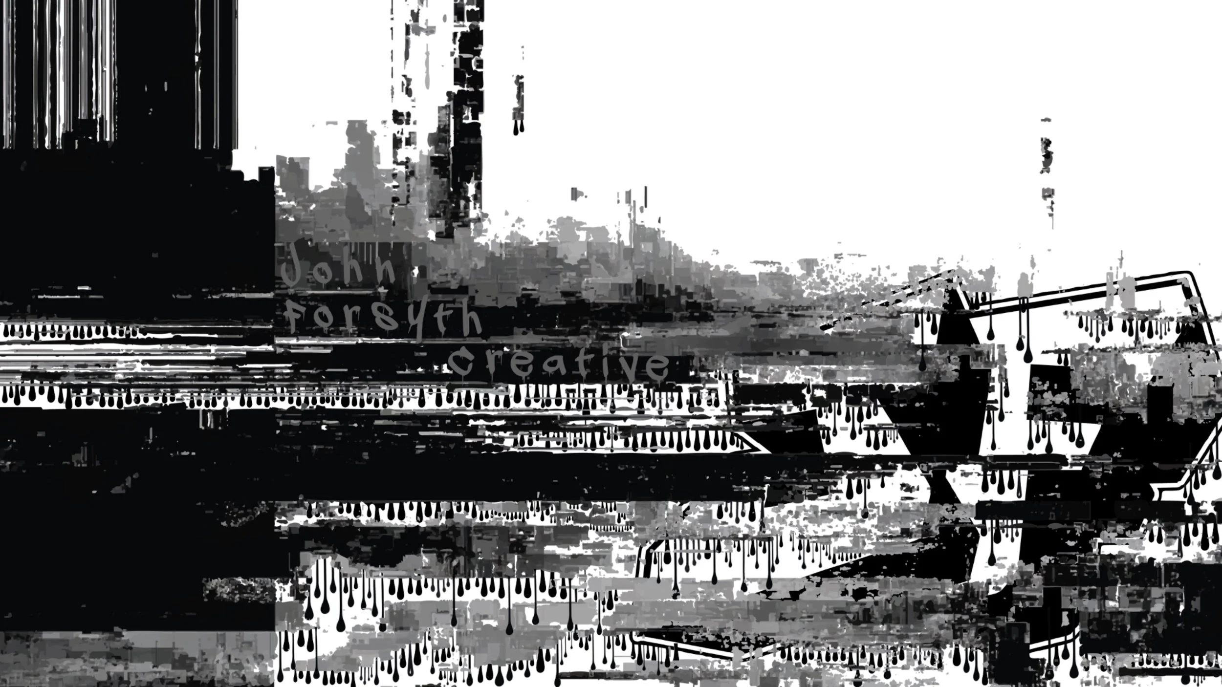John Forsyth glitchy pixelation