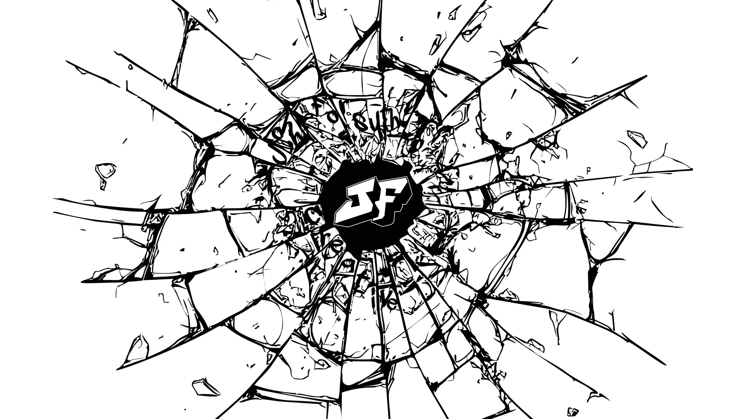 John Forsyth broken glass