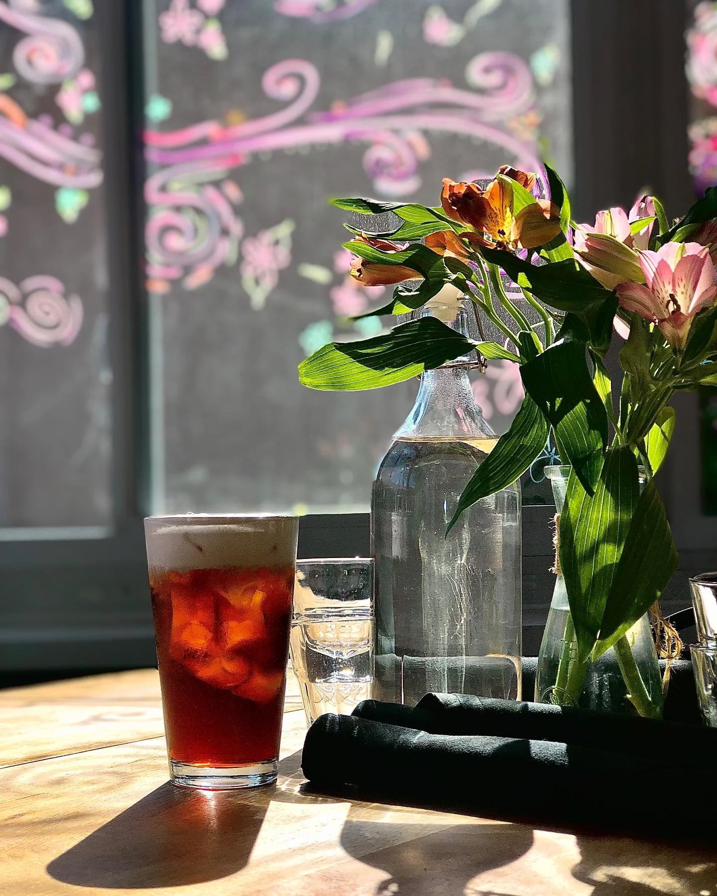 Stay cool, folks! A lavender vanilla cold brew and foam is sure to keep you refreshed on these hooooottt summer days