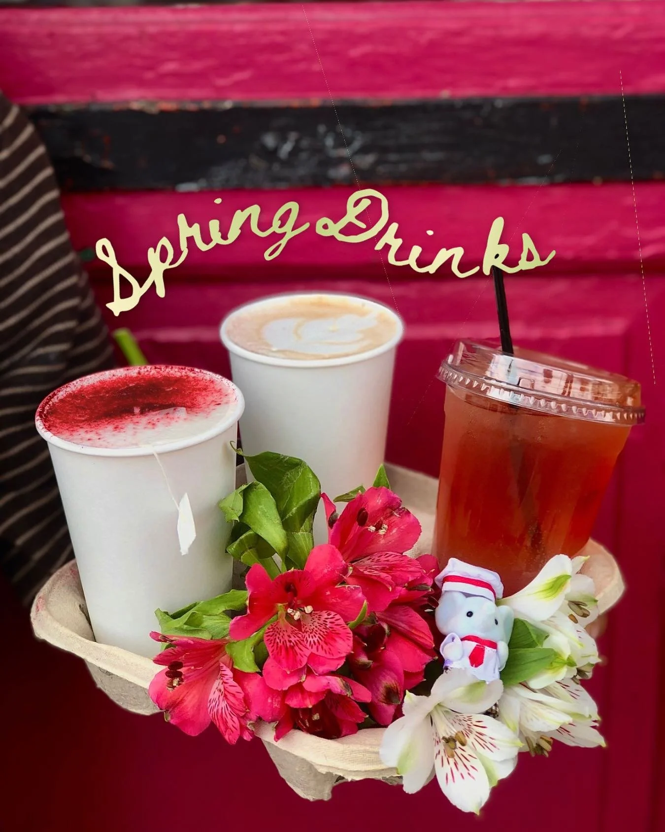 Spring has officially sprung!

Have you tried our spectacular drink specials yet? Guillermo (pictured above) certainly has ;)