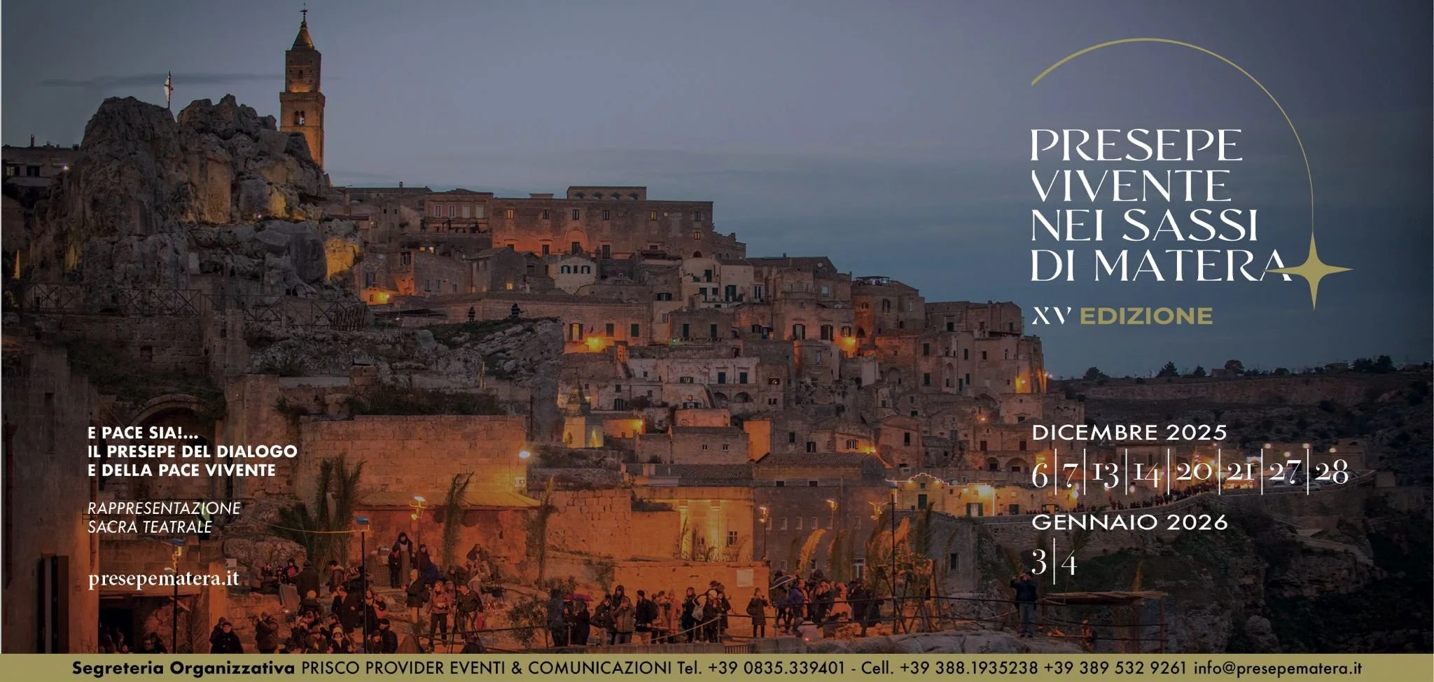 PRESEPE VIVENTE NEI SASSI DI MATERA XV EDIZIONE 