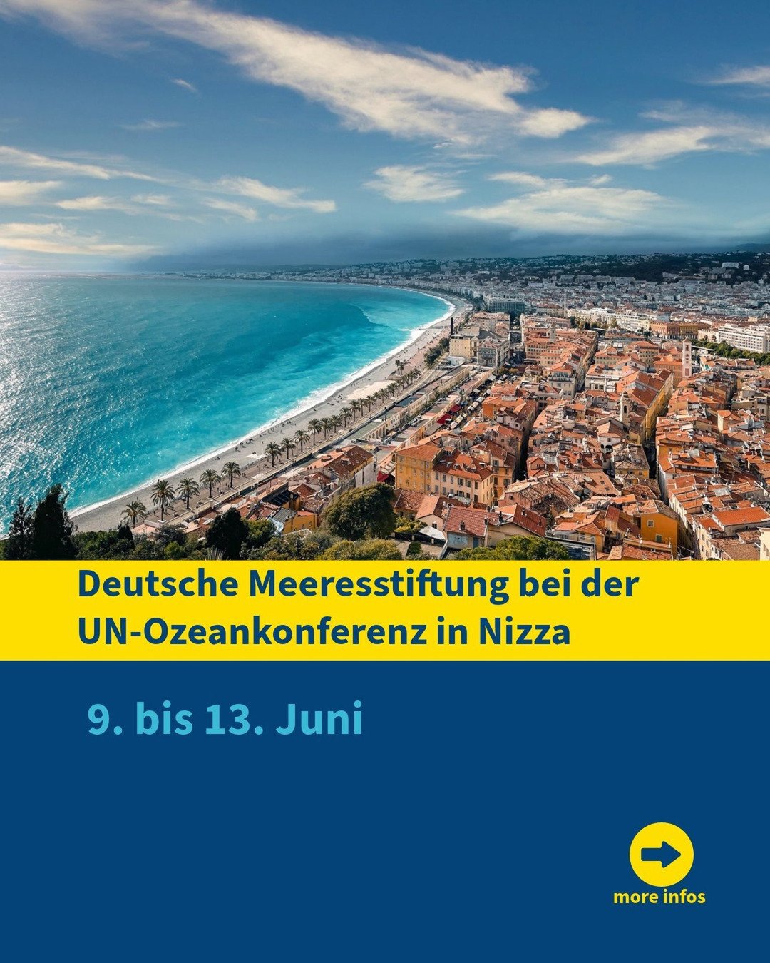 🌊 Deutsche Meeresstiftung bei der UN-Ozeankonferenz in Nizza! 

Wir sind seit dem 4. Juni in Nizza, um unser Citizen Science Projekt und unsere Projekte zur Meeresbildung in La Baleine, an der Universit&eacute; C&ocirc;te d'Azur und an Bord der METE