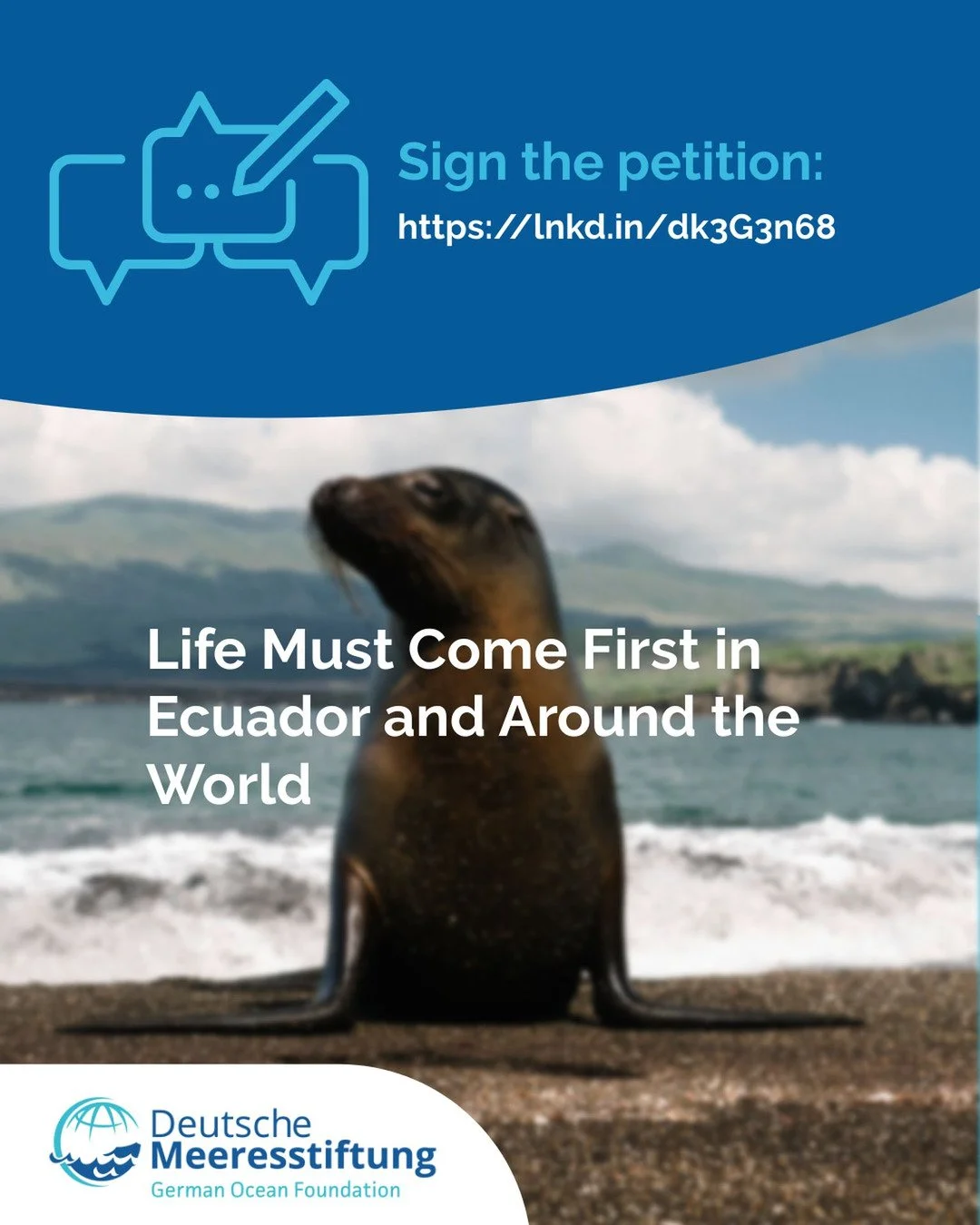 Please sign this petition to keep one of the most innovative legal texts in human history: https://lnkd.in/dk3G3n68

Less than a year ago, the Constitutional Court of Ecuador ruled that coastal marine ecosystems have legal rights that must be protect