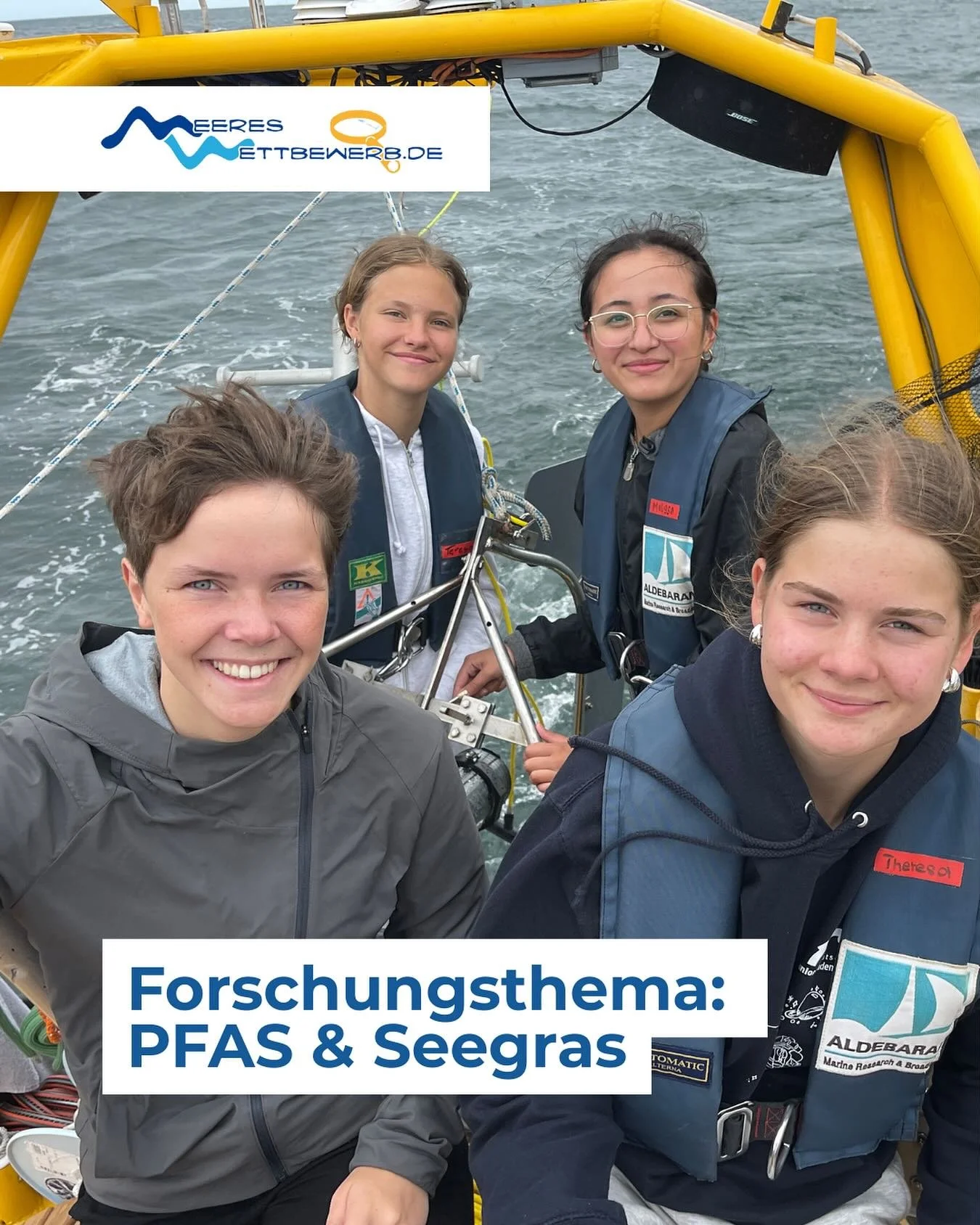 Beim Meereswettbewerb 2025 untersuchte das Team vom SFZ S&uuml;dw&uuml;rttemberg, ob Seegras als nat&uuml;rliche &bdquo;Filter&ldquo; PFAS speichern kann und damit zum Schutz unserer K&uuml;sten beitr&auml;gt.

📢 Die Ergebnisse stellen sie beim Absc