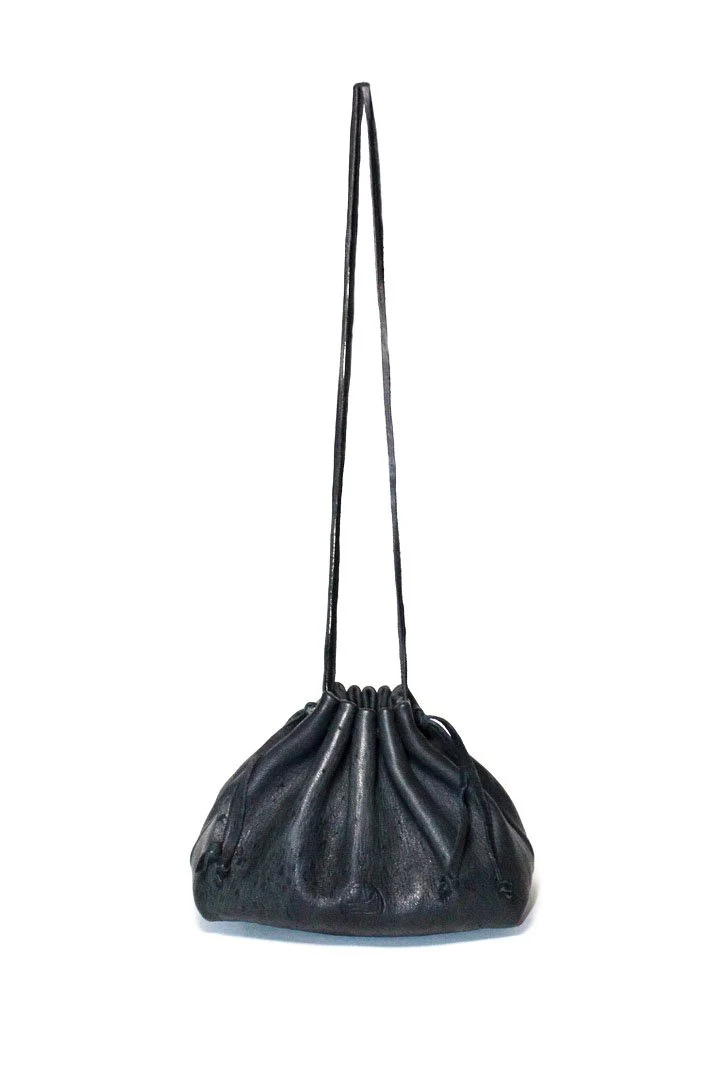 wild deerhide pouch bag