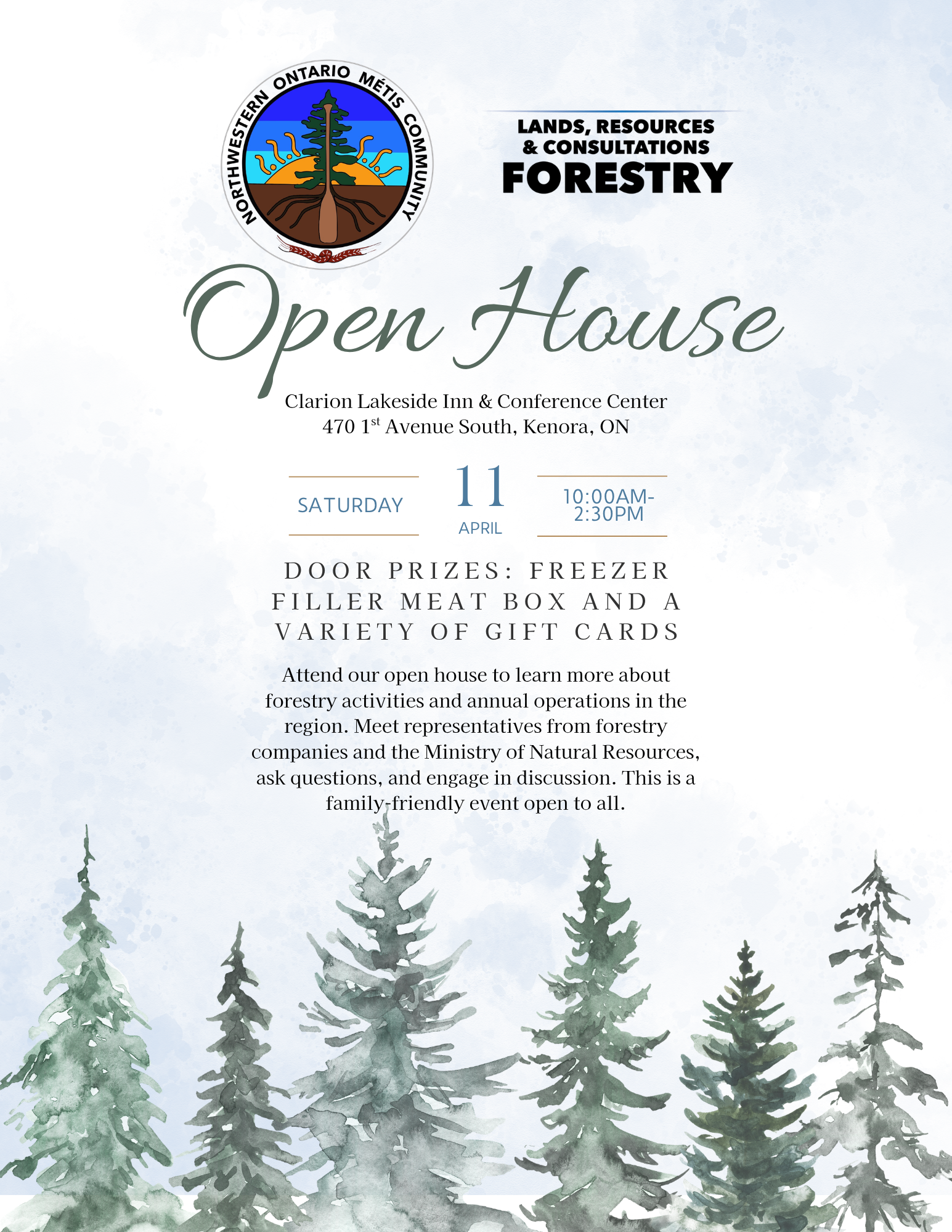 Lands, Resources &amp; Consultations Forestry        OPEN HOUSE