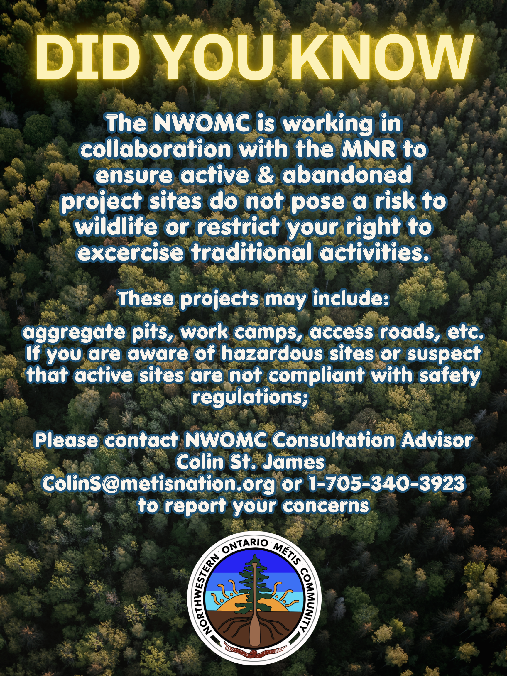 NWOMC Partnering with MNR